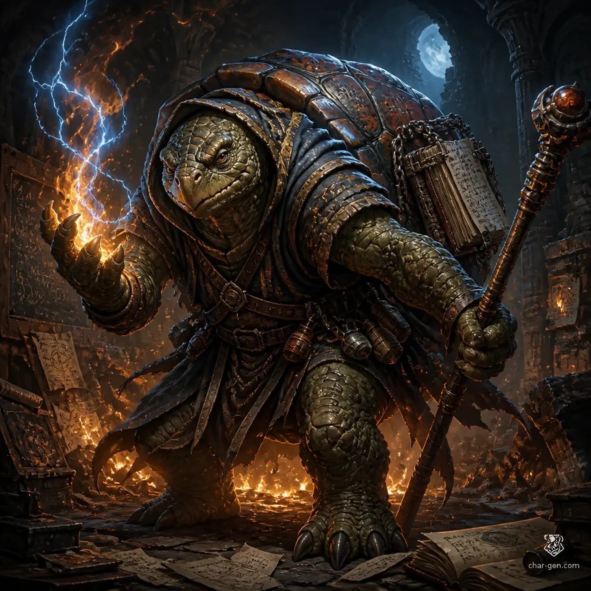 Combat Wombat - AI-generated fantasy Character