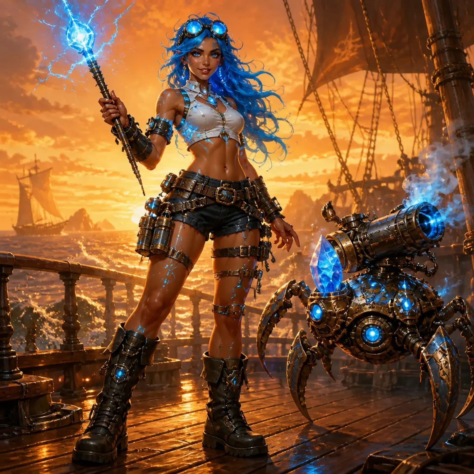Jax Sparky Vane - AI-generated fantasy Character