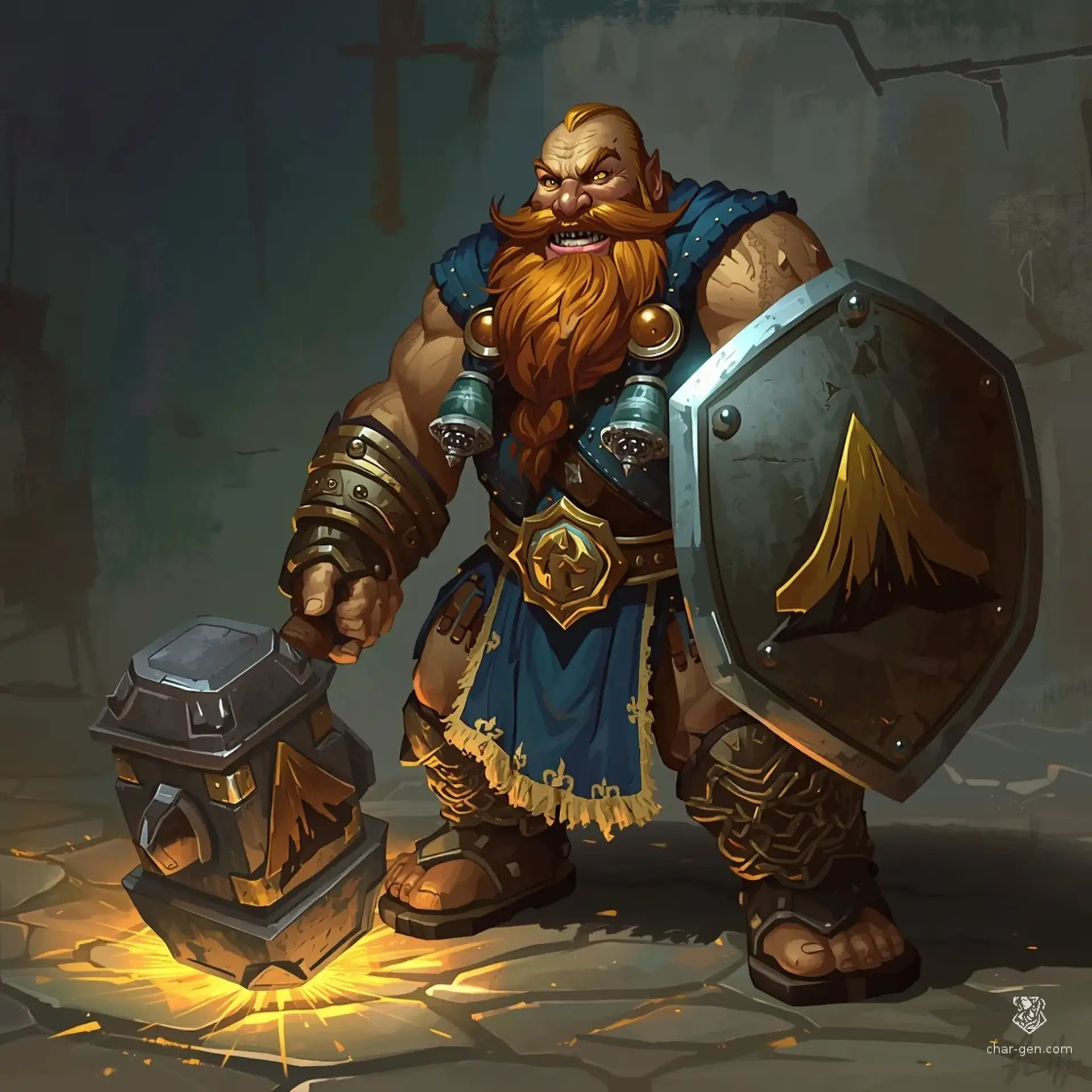 Darius - AI-generated fantasy Character