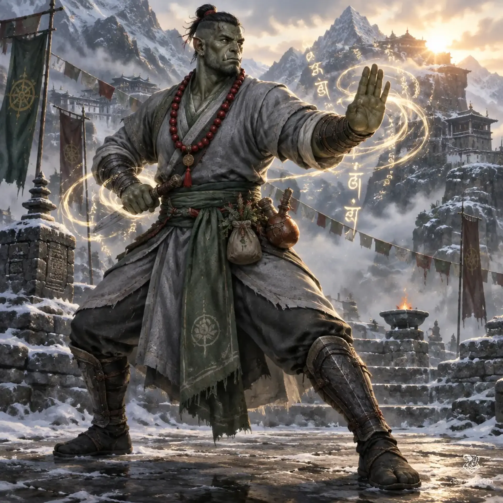 Gravis - AI-generated fantasy Character