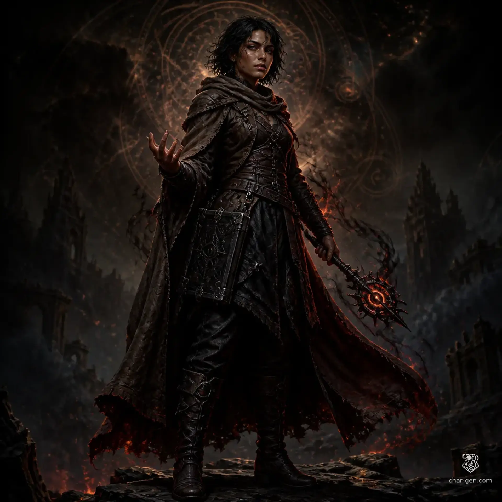 Vara Thorn - AI-generated fantasy Character