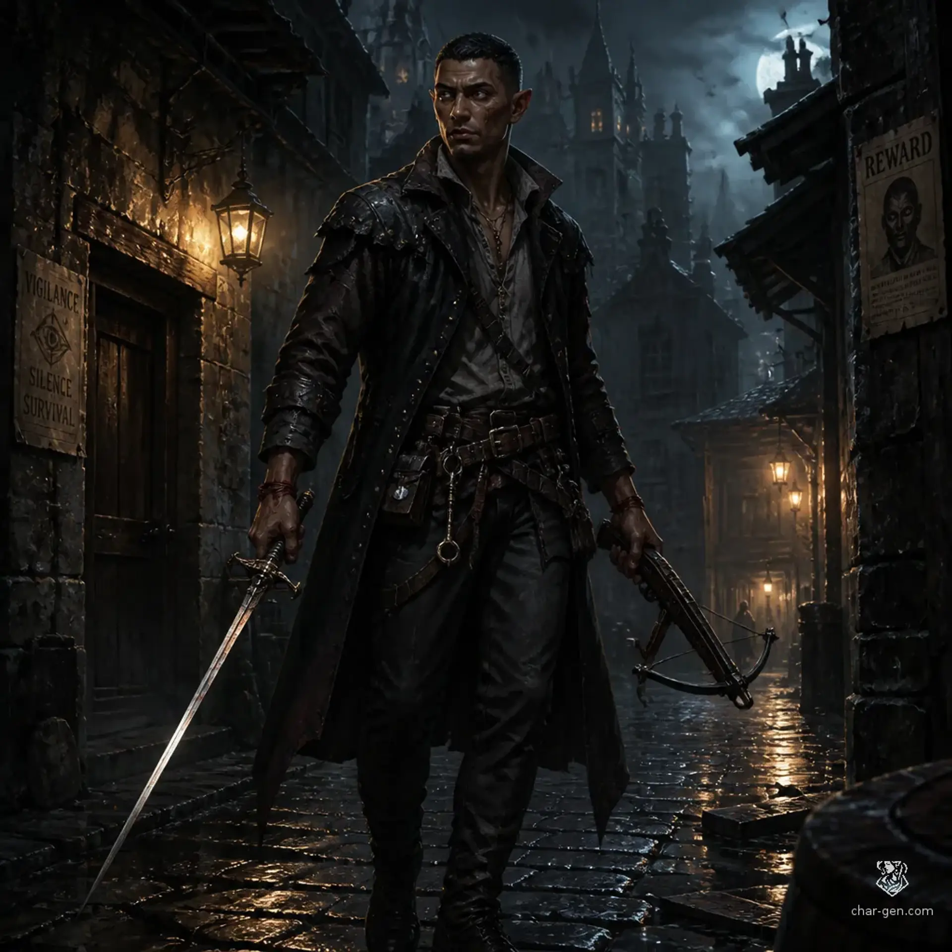 Tomas Vey - AI-generated fantasy Character