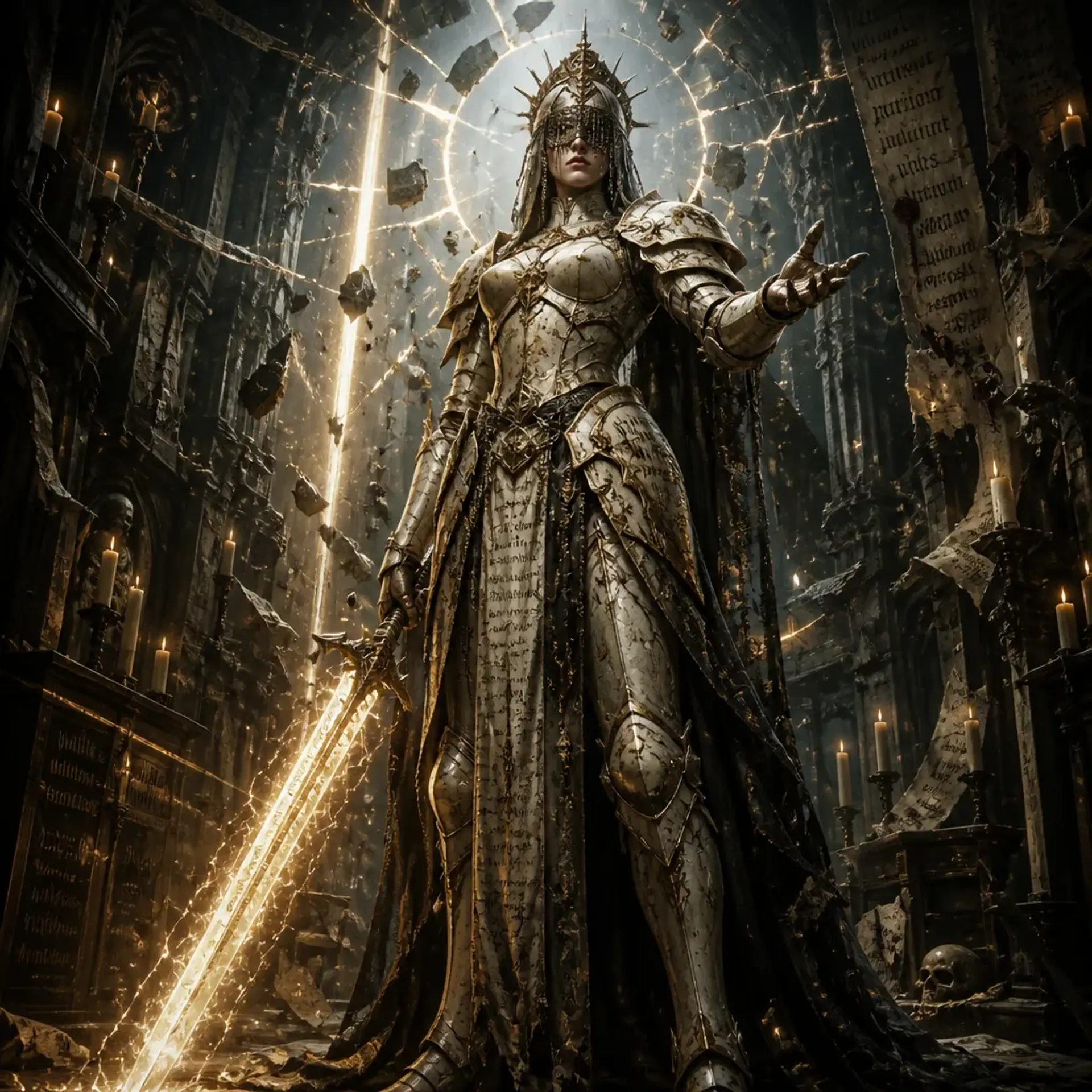 Inquisitor Velhara - AI-generated fantasy Monster