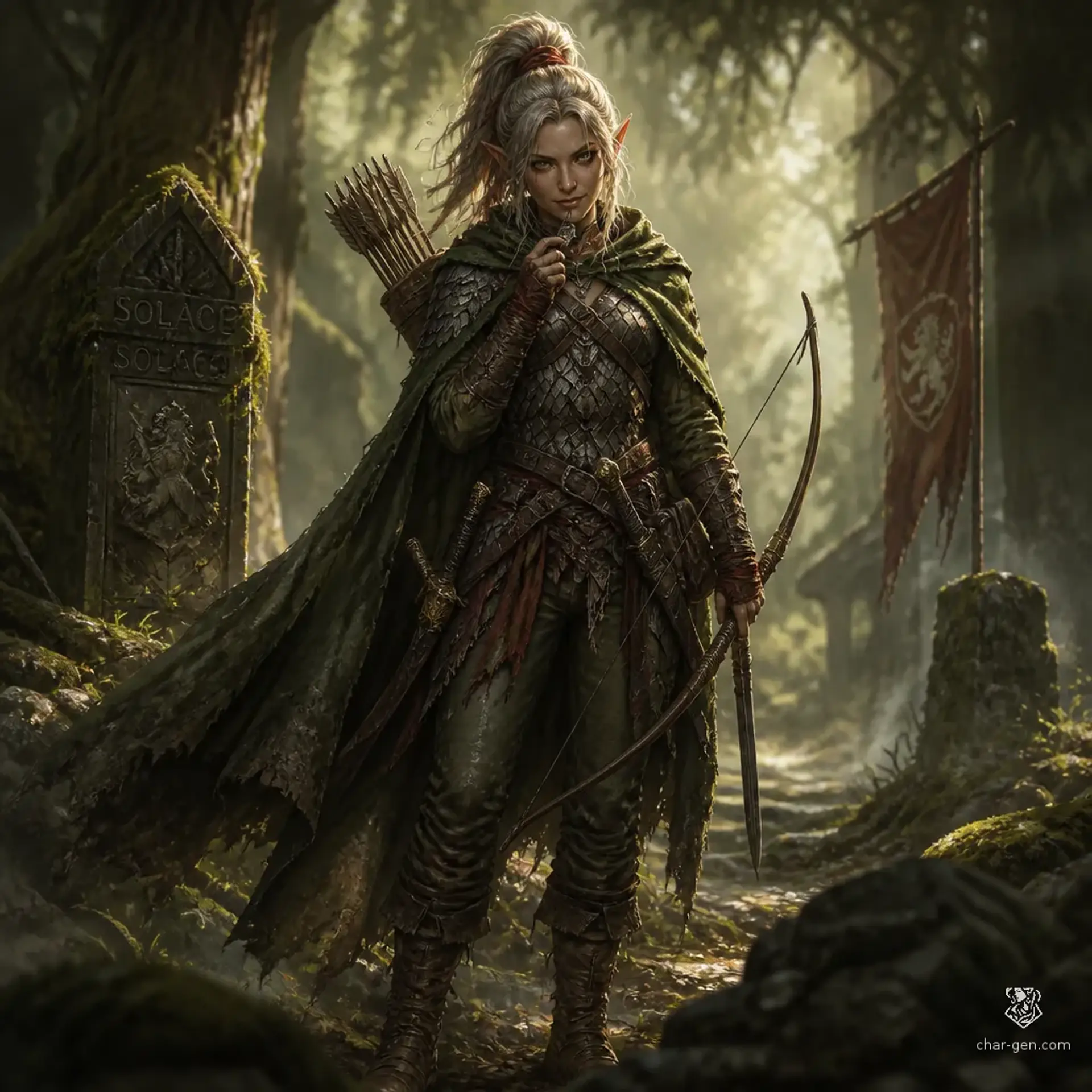 Aryx Faelyn - AI-generated fantasy Character