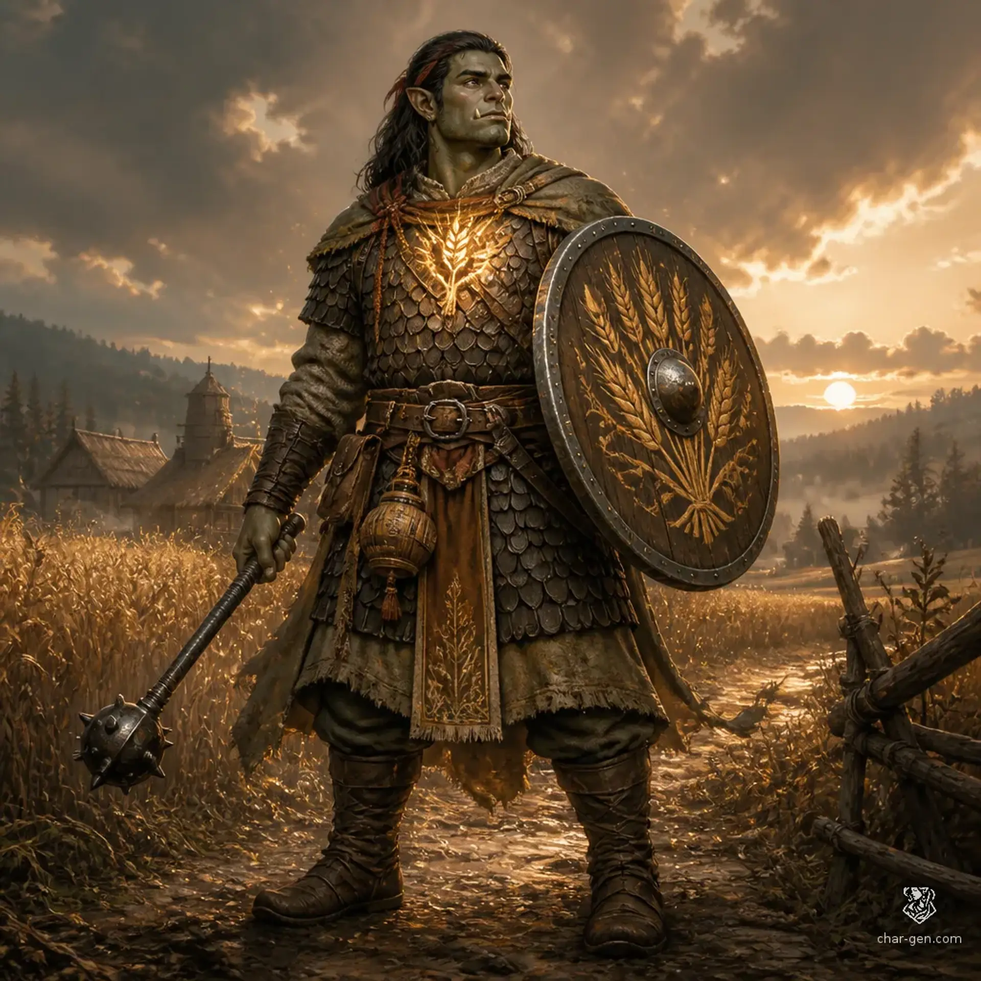 Morgal - AI-generated fantasy Character