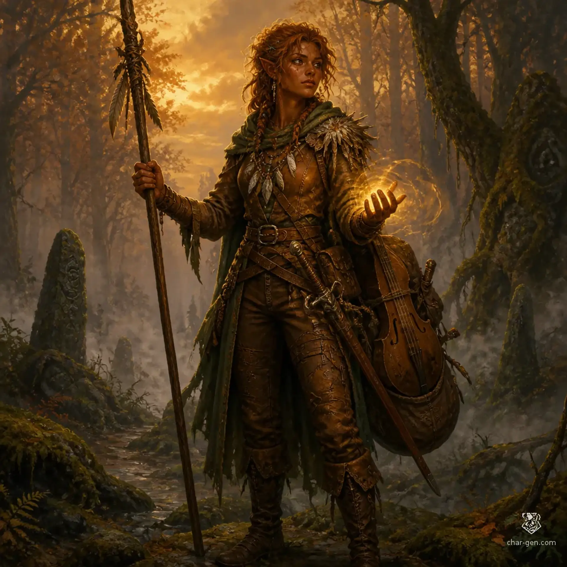 Amorette Archambeau - AI-generated fantasy Character