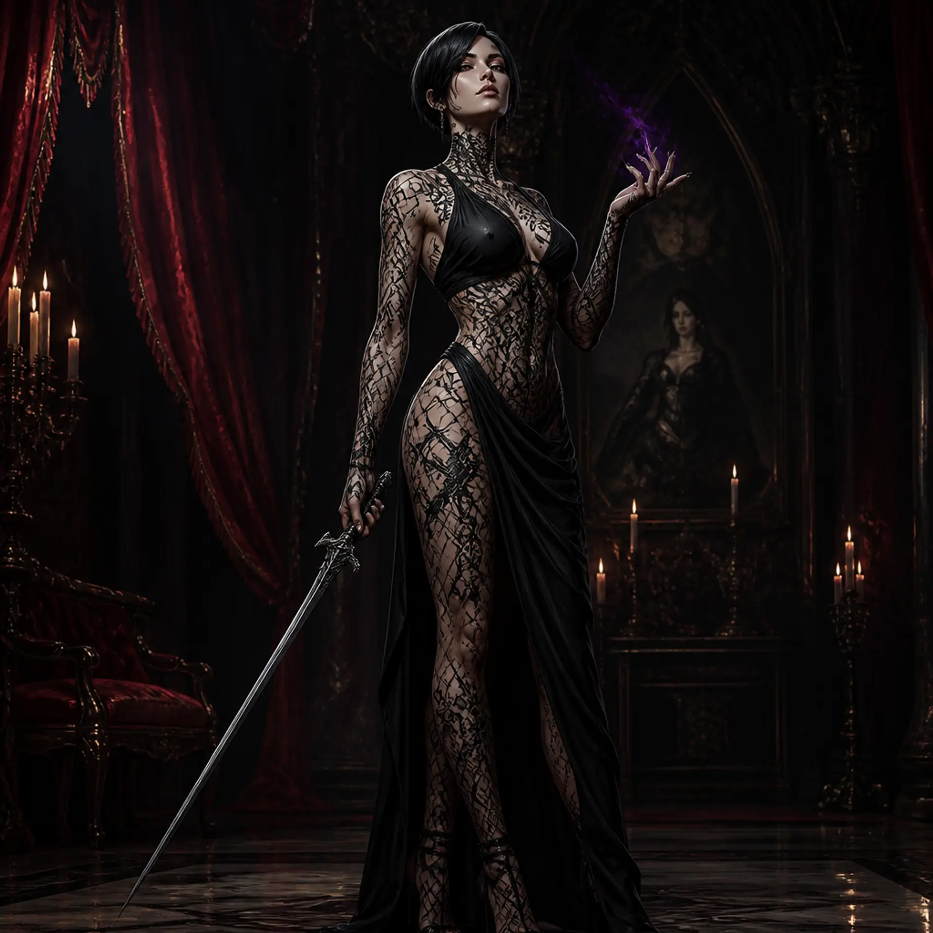Lysandra Vane - AI-generated fantasy Character
