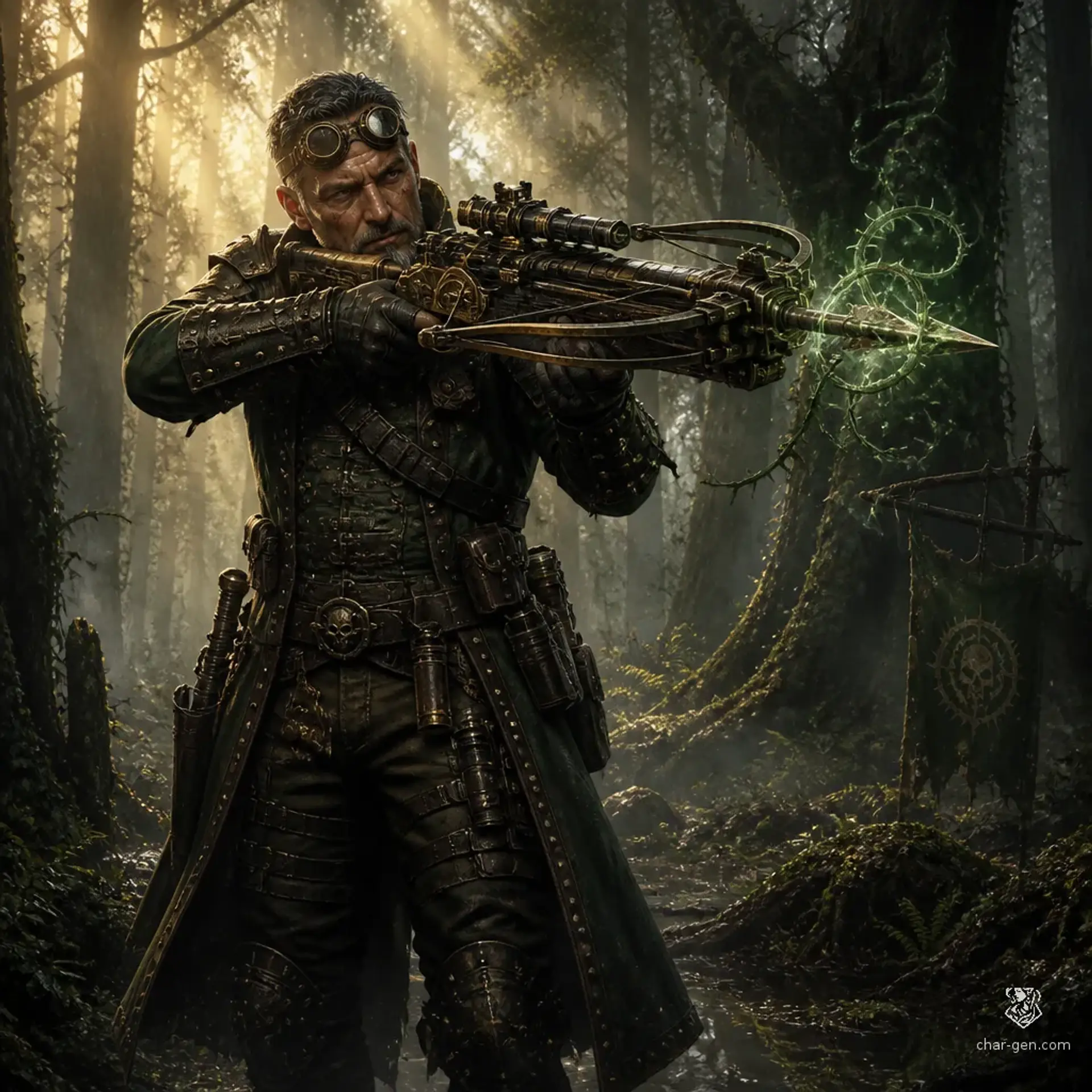 Kaelen Burst Thorne - AI-generated fantasy Character