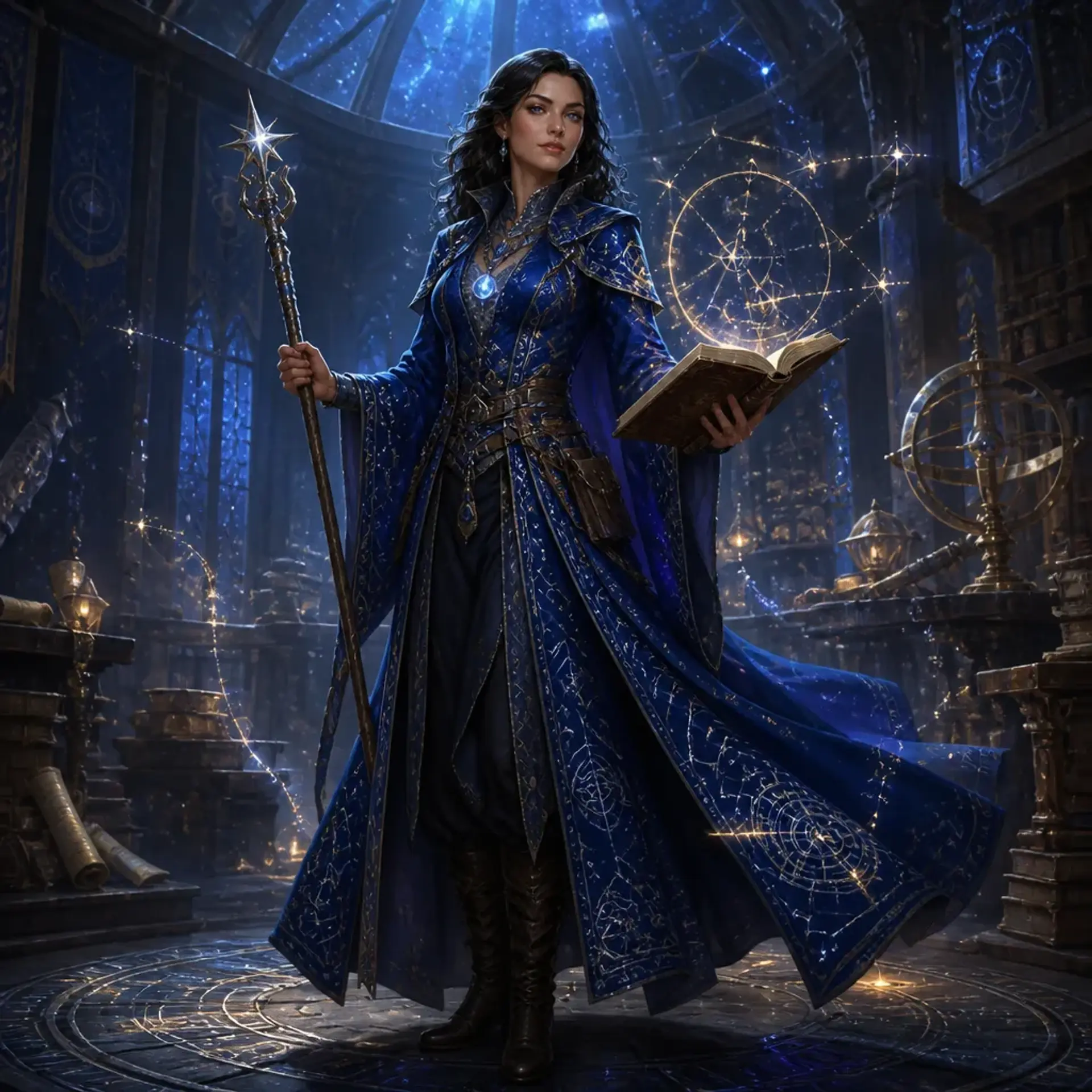 Morgan Astravane - AI-generated fantasy Character