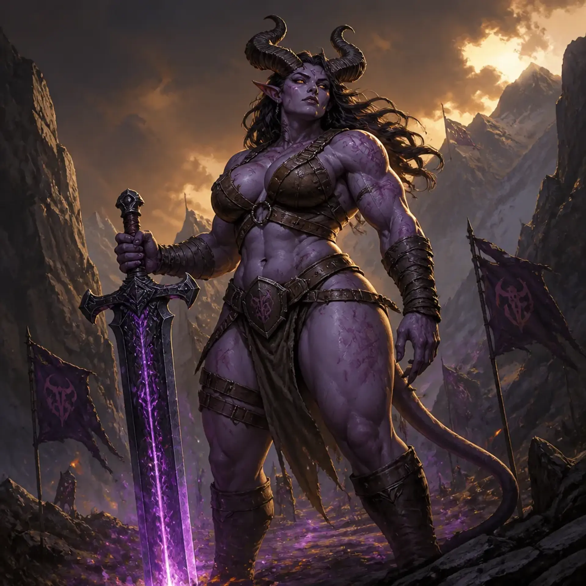 Kethra Valerius - AI-generated fantasy Character