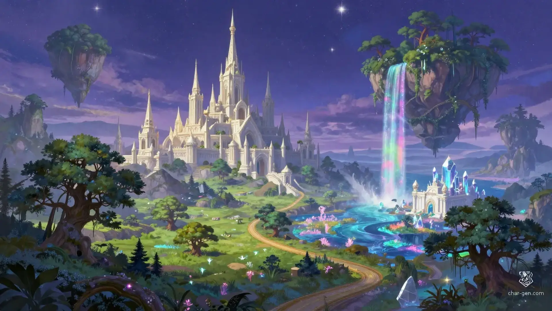Fantasia - AI-generated fantasy Region