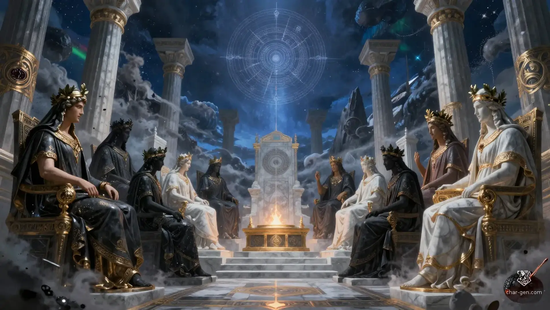 The Twelve Thrones of Olympus