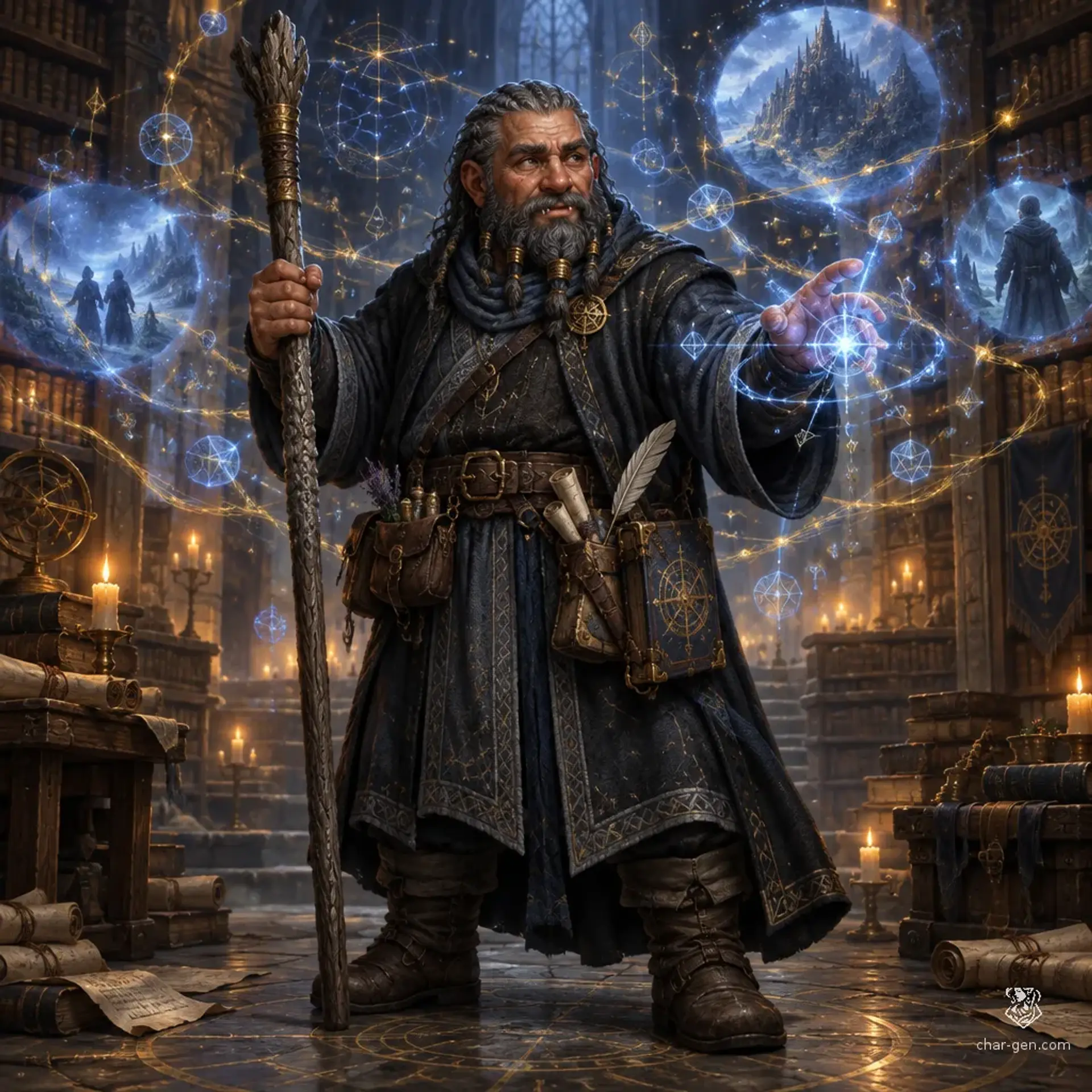 Borr Kett - AI-generated fantasy Character