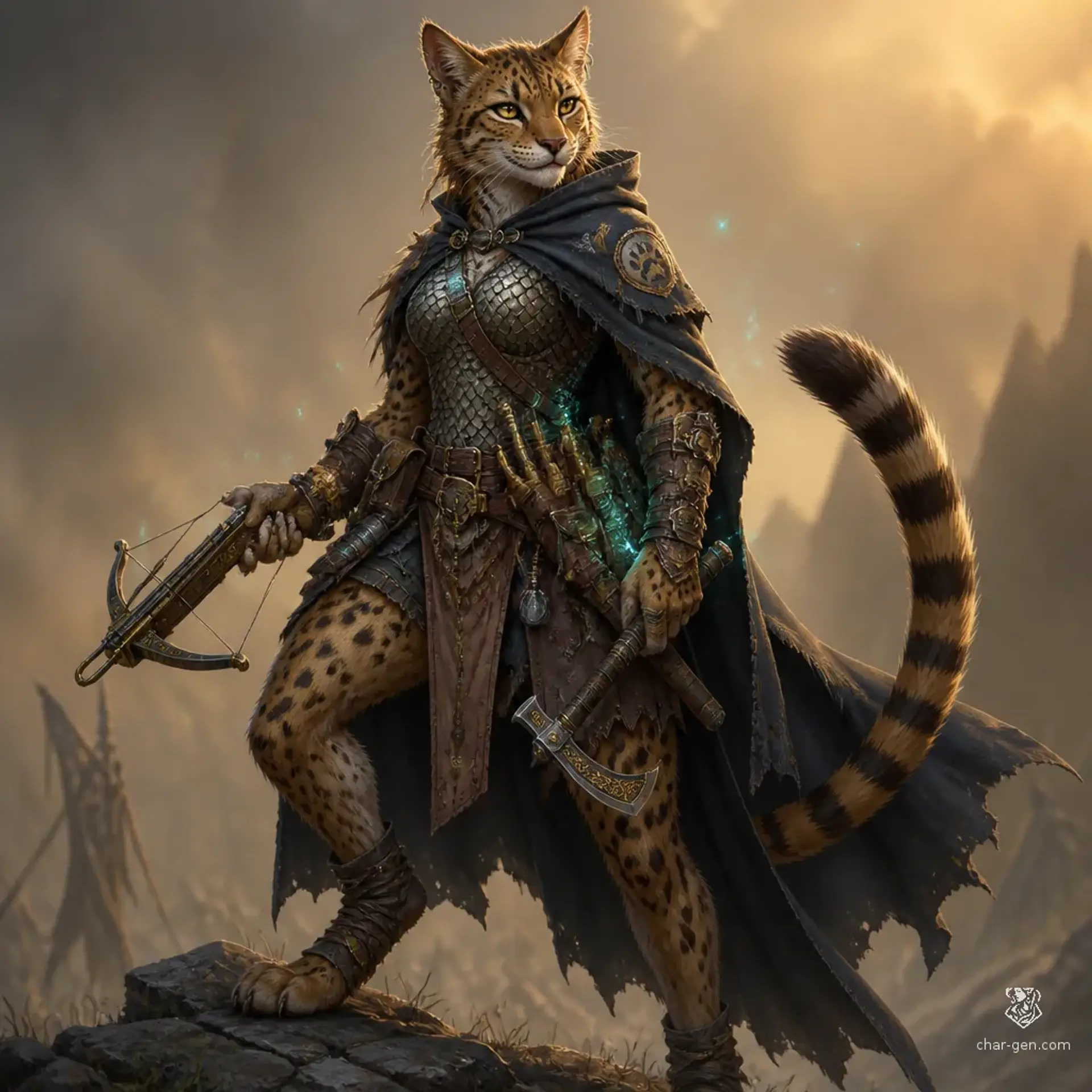 Sable Varr - AI-generated fantasy Character