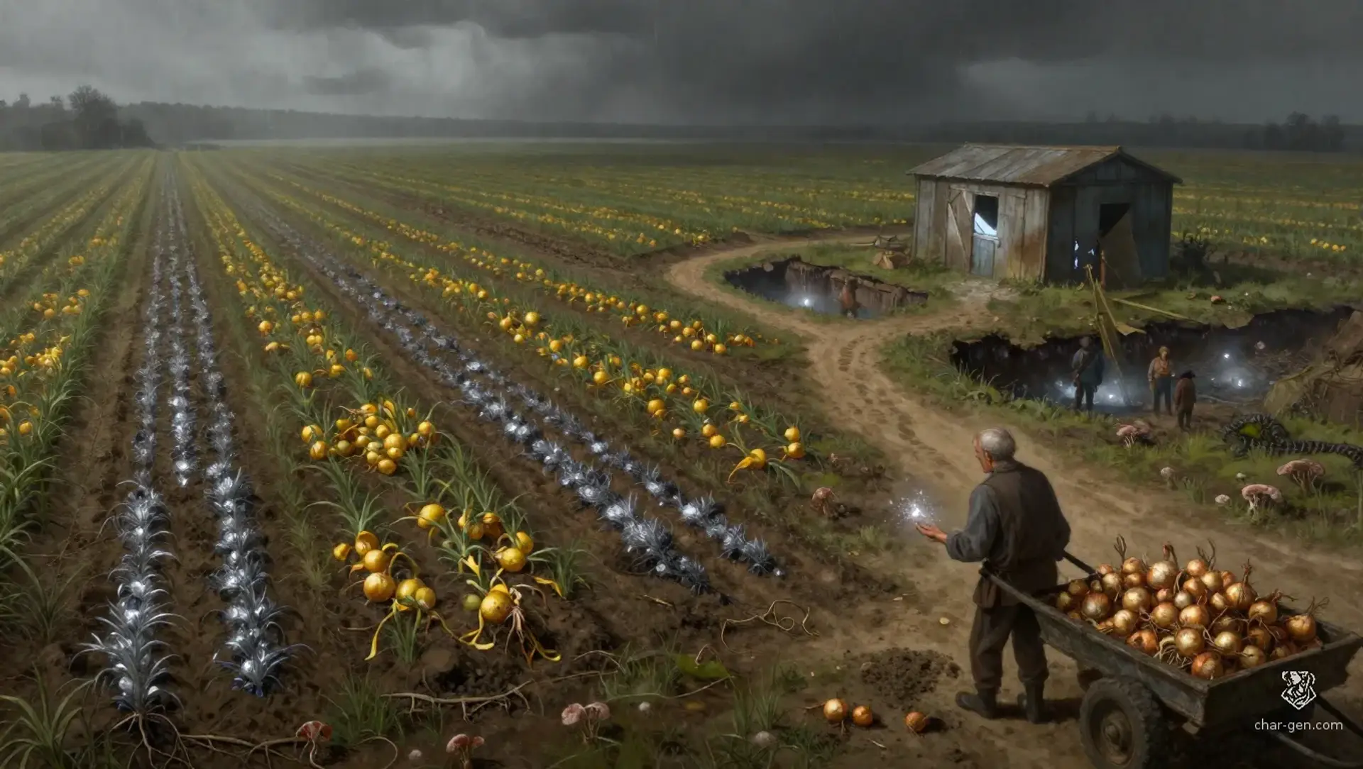 The Blight Beneath Bloomin' Onion Farms