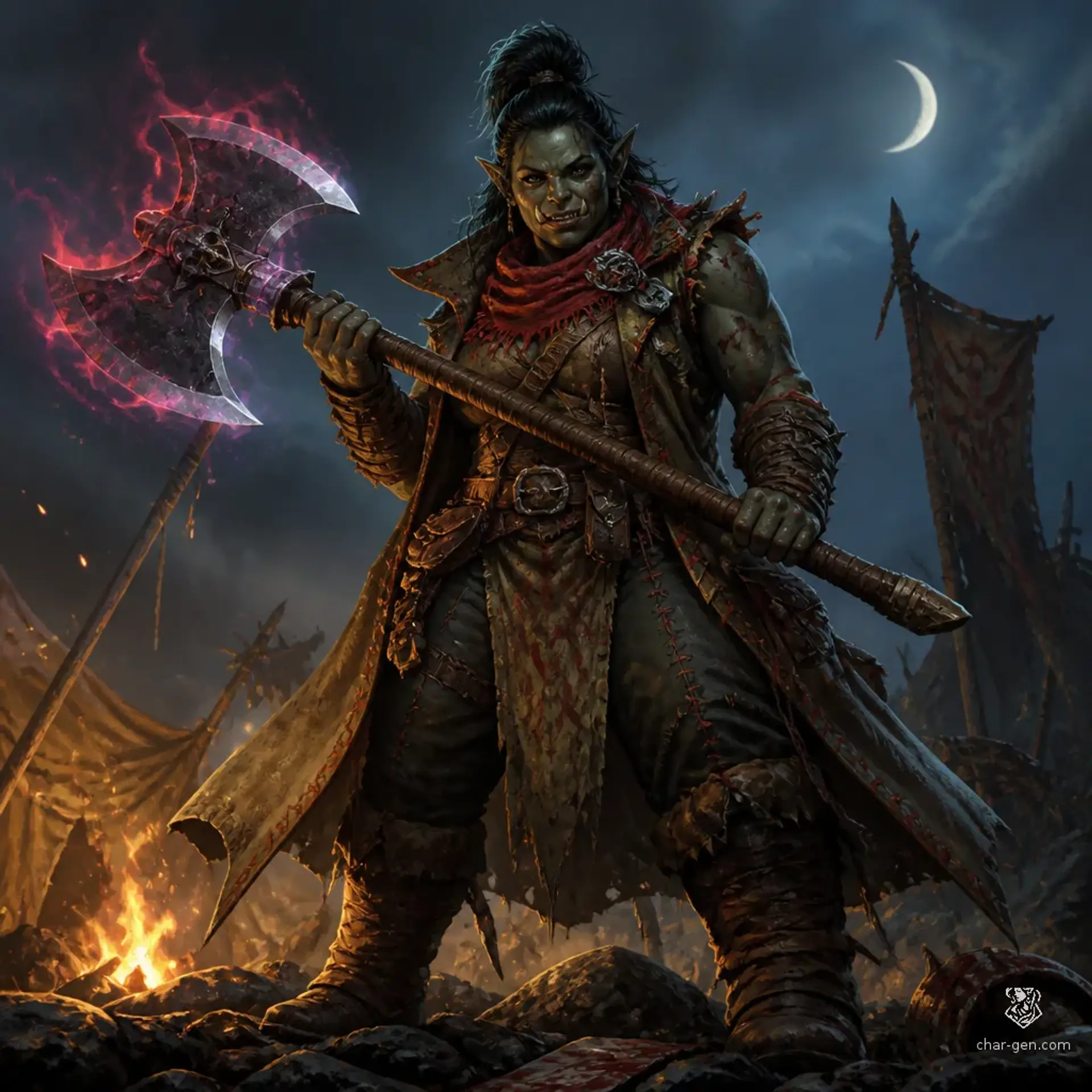 Kat - AI-generated fantasy Character