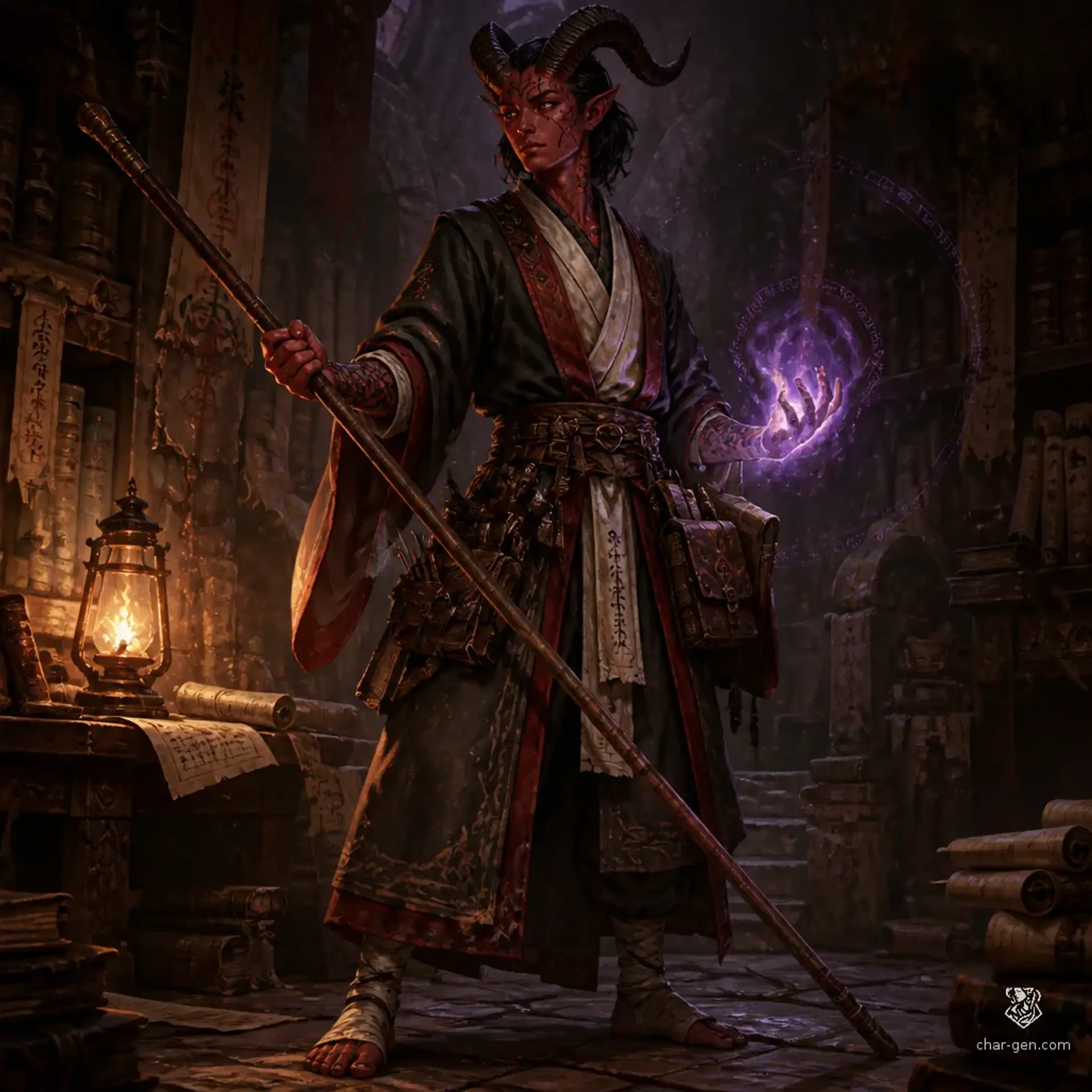 Veyra Ashenquill - AI-generated fantasy Character