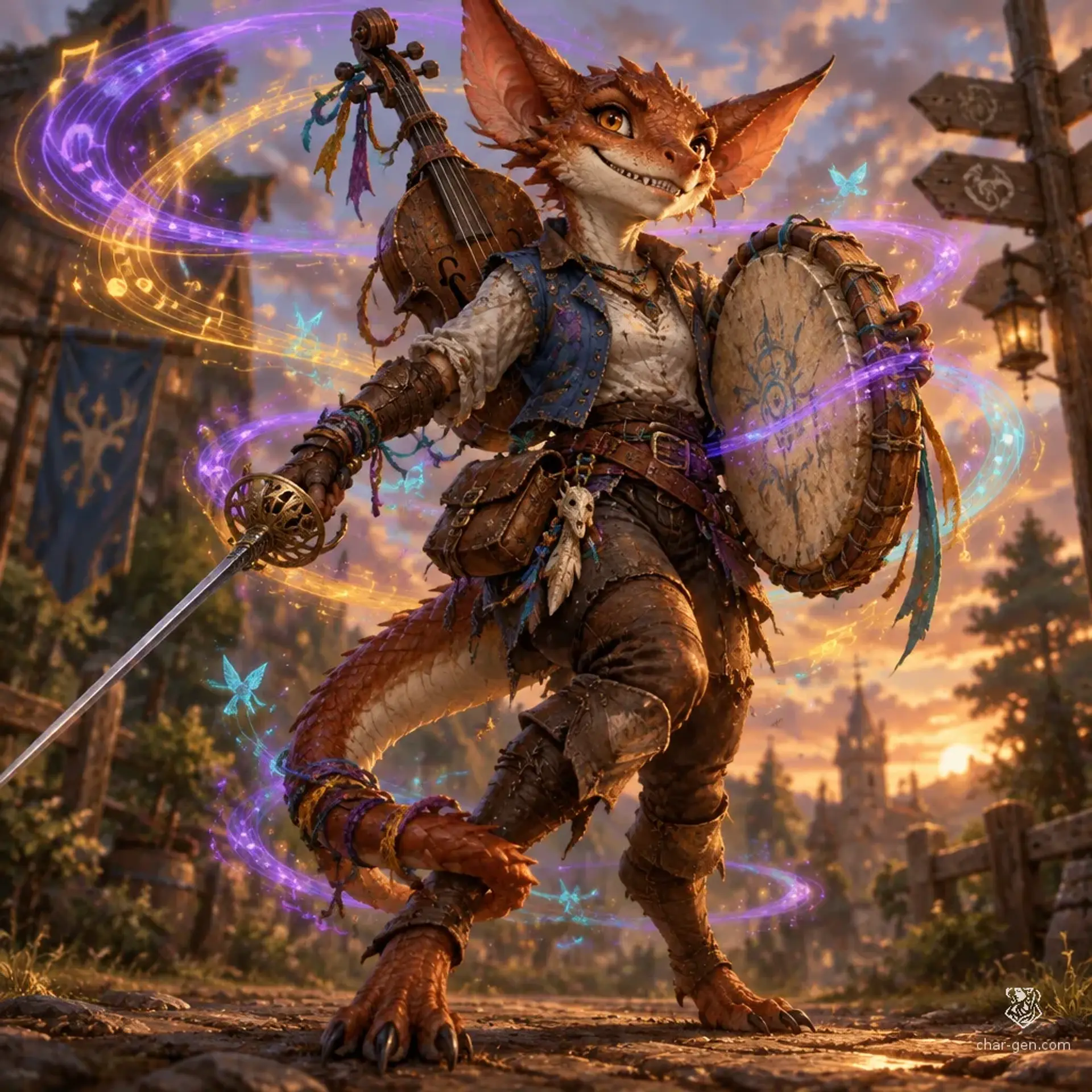 Tiko - AI-generated fantasy Character