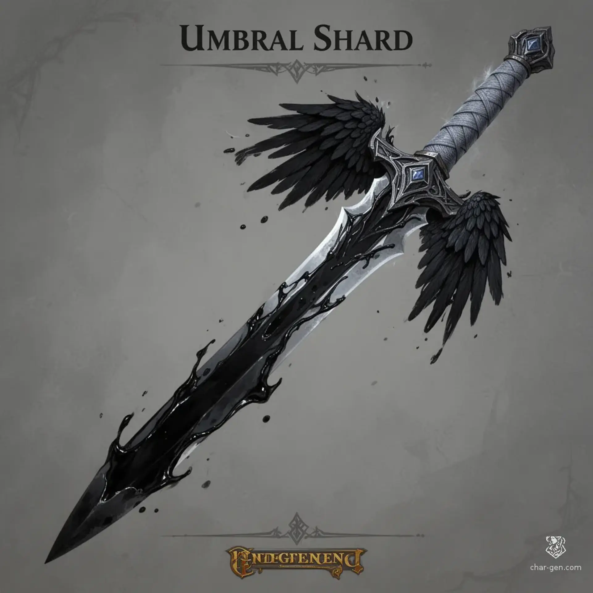 Umbral Shard - AI-generated fantasy Magic Item