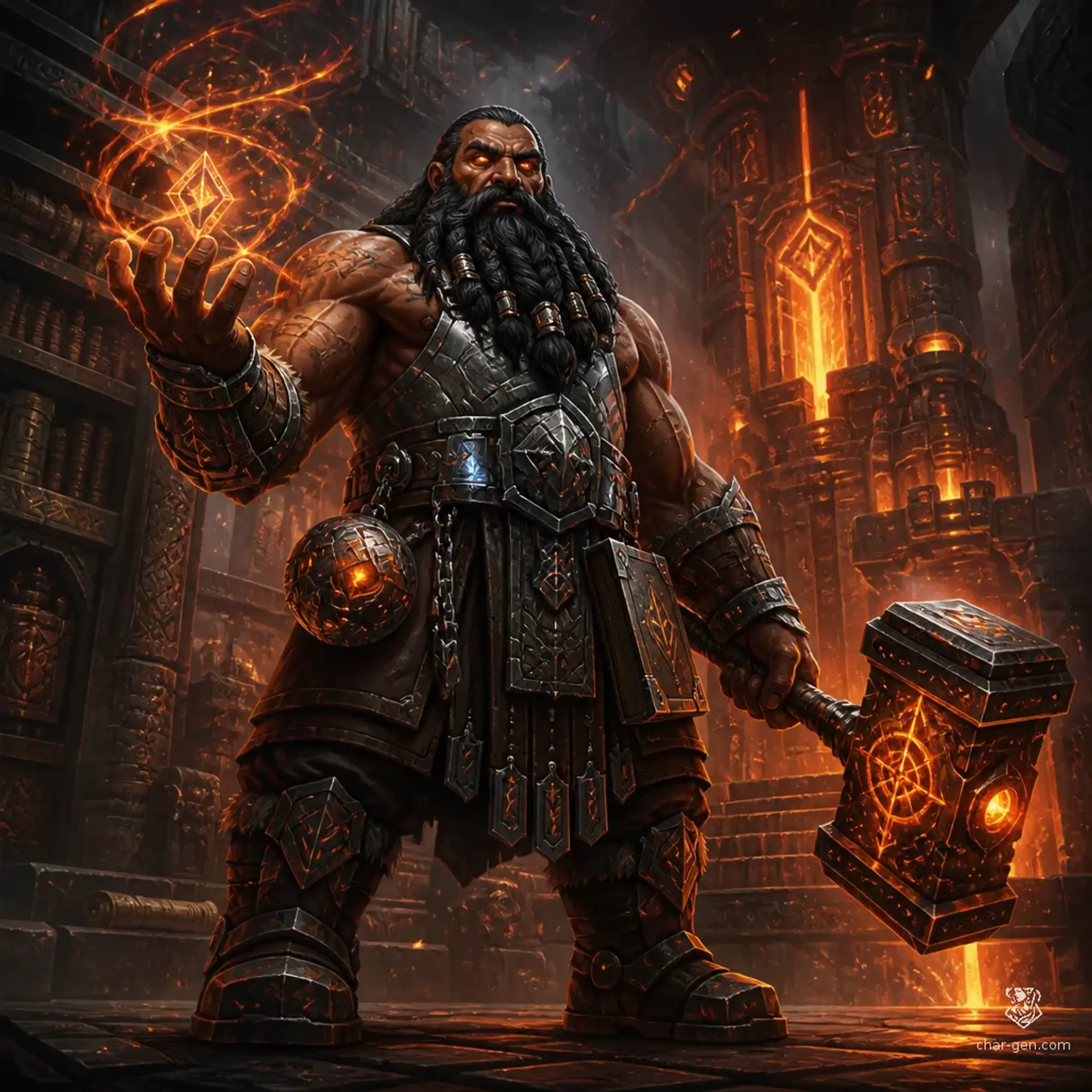 THOREK - AI-generated fantasy Character