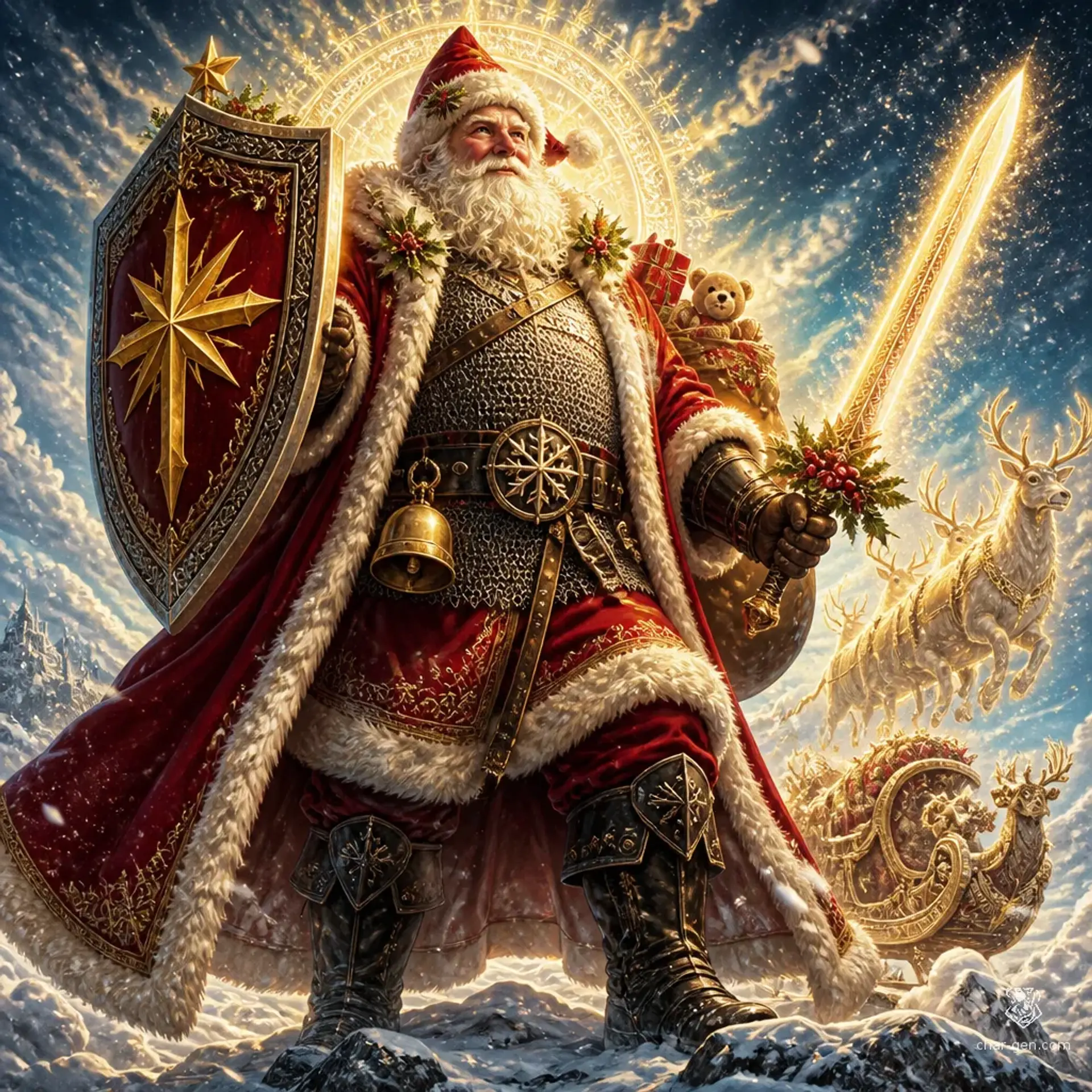 Santa Claus - AI-generated fantasy Character