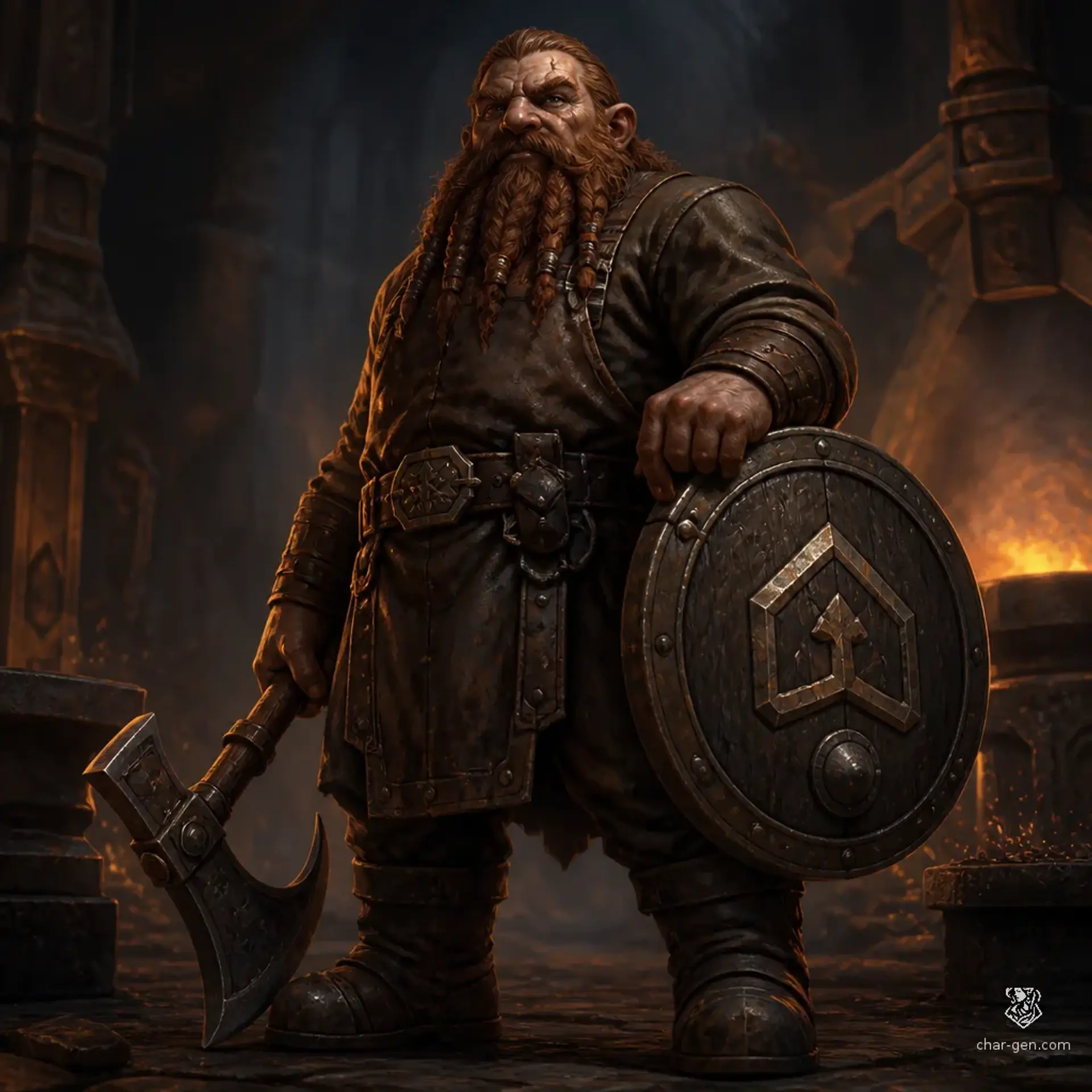 Gunter - AI-generated fantasy Character