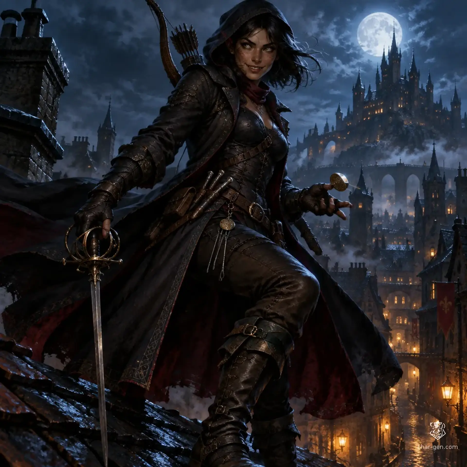 Misla - AI-generated fantasy Character