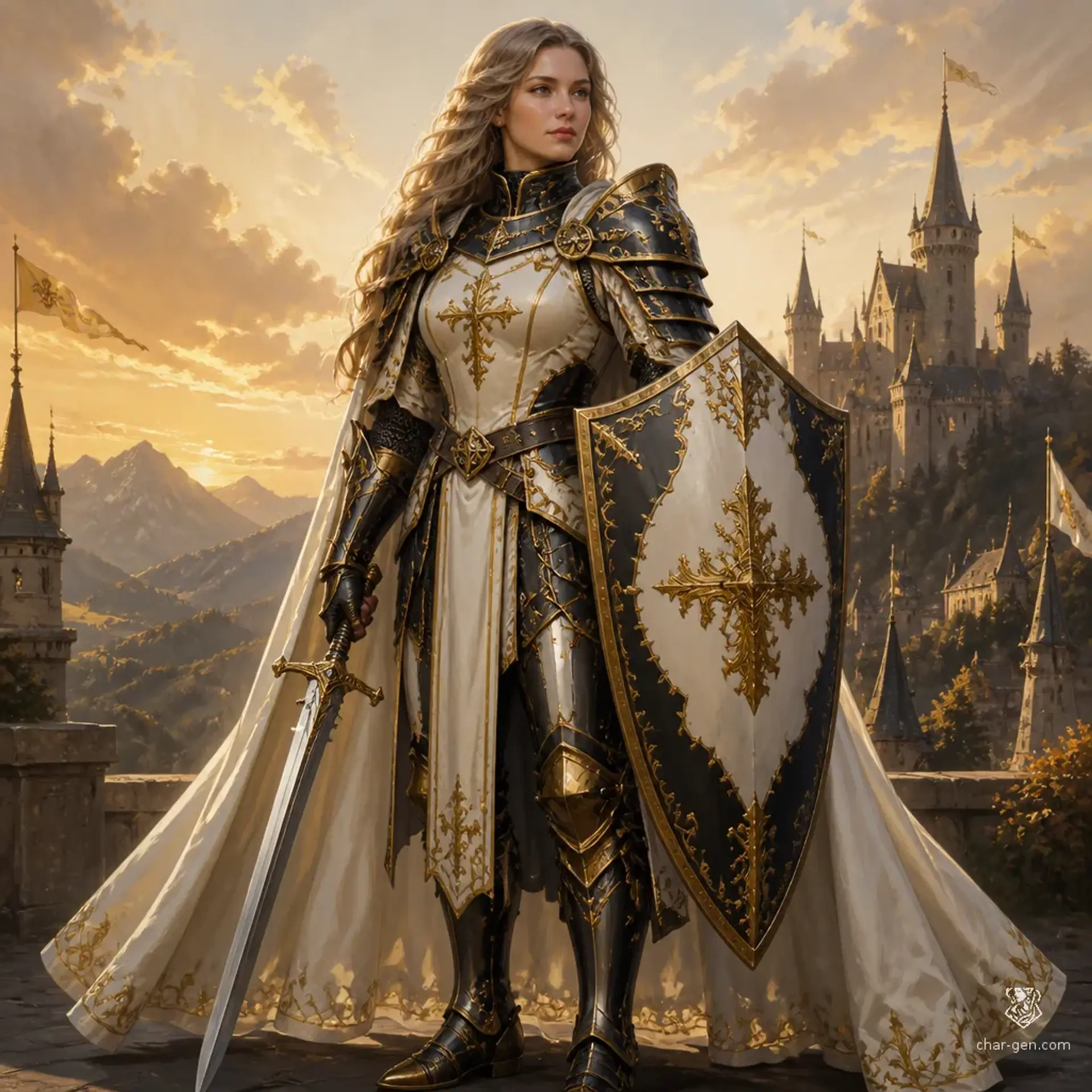 Noémie Lumina - AI-generated fantasy Character