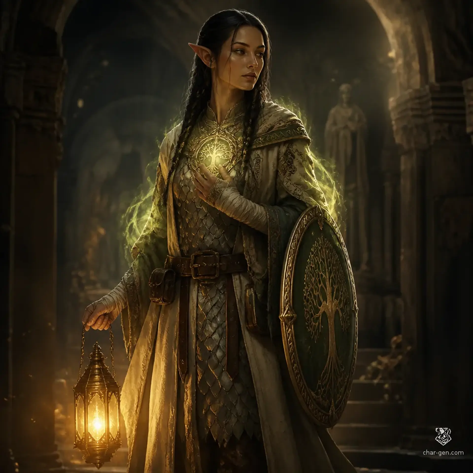 Euphorbia - AI-generated fantasy Character