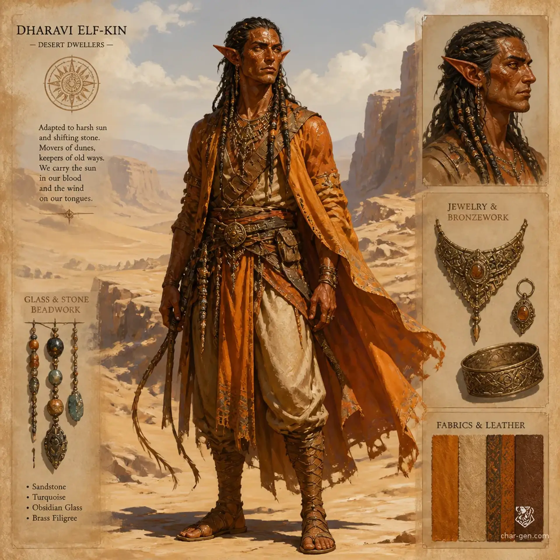 Djinnari - AI-generated fantasy Species
