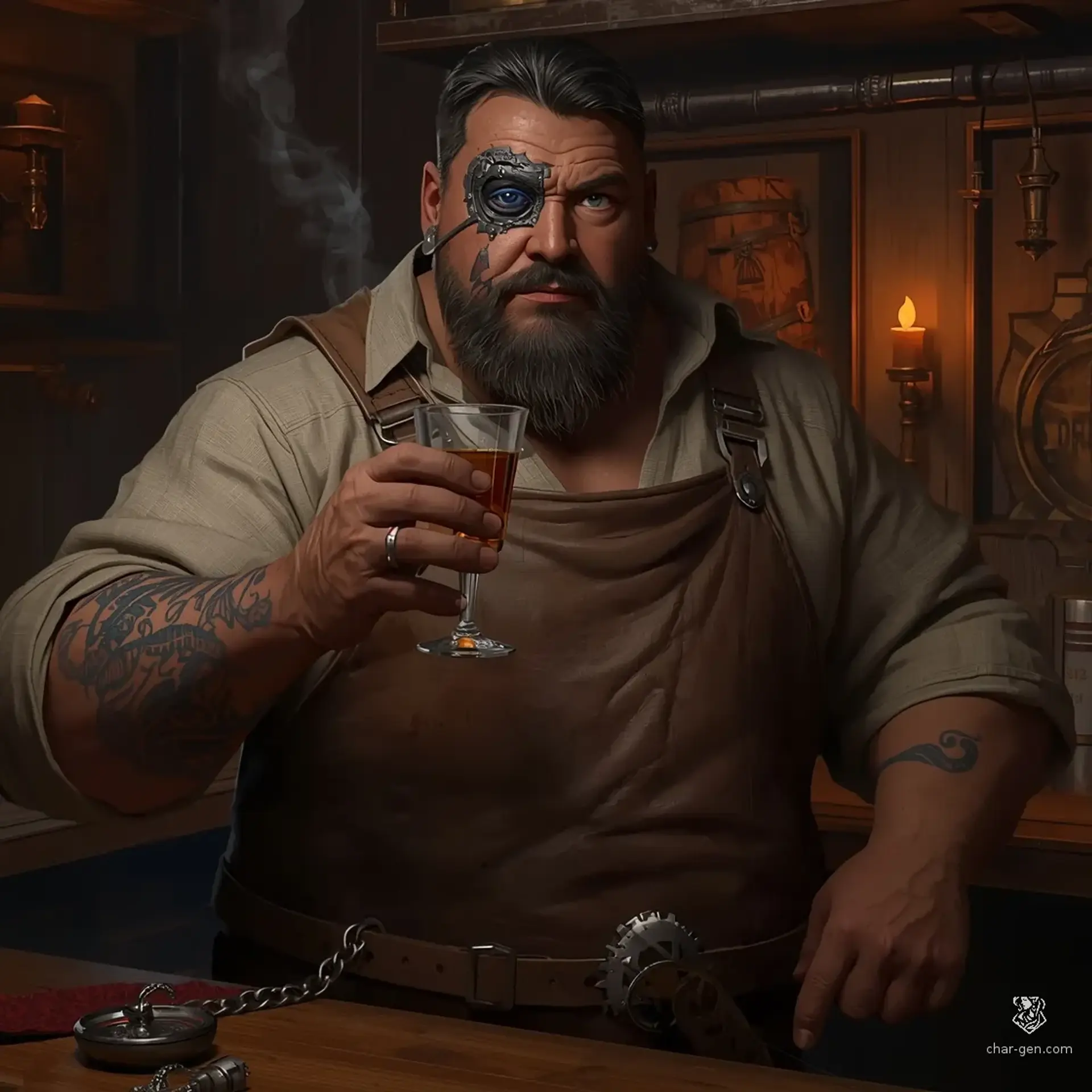 Brammer Sledge Oakfist | Fantasy NPC Generated by CharGen