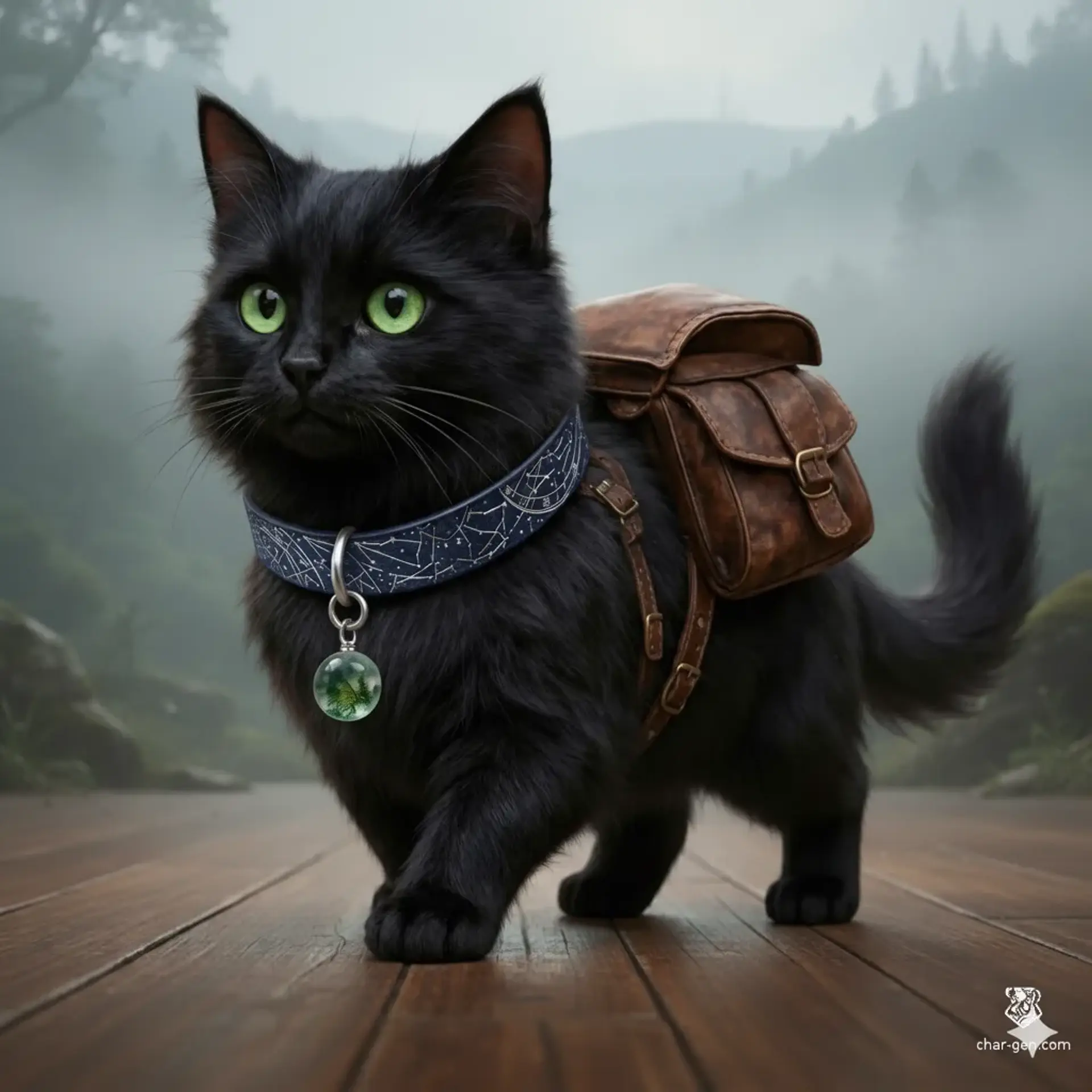 Ara Runningbrook - AI-generated fantasy Character