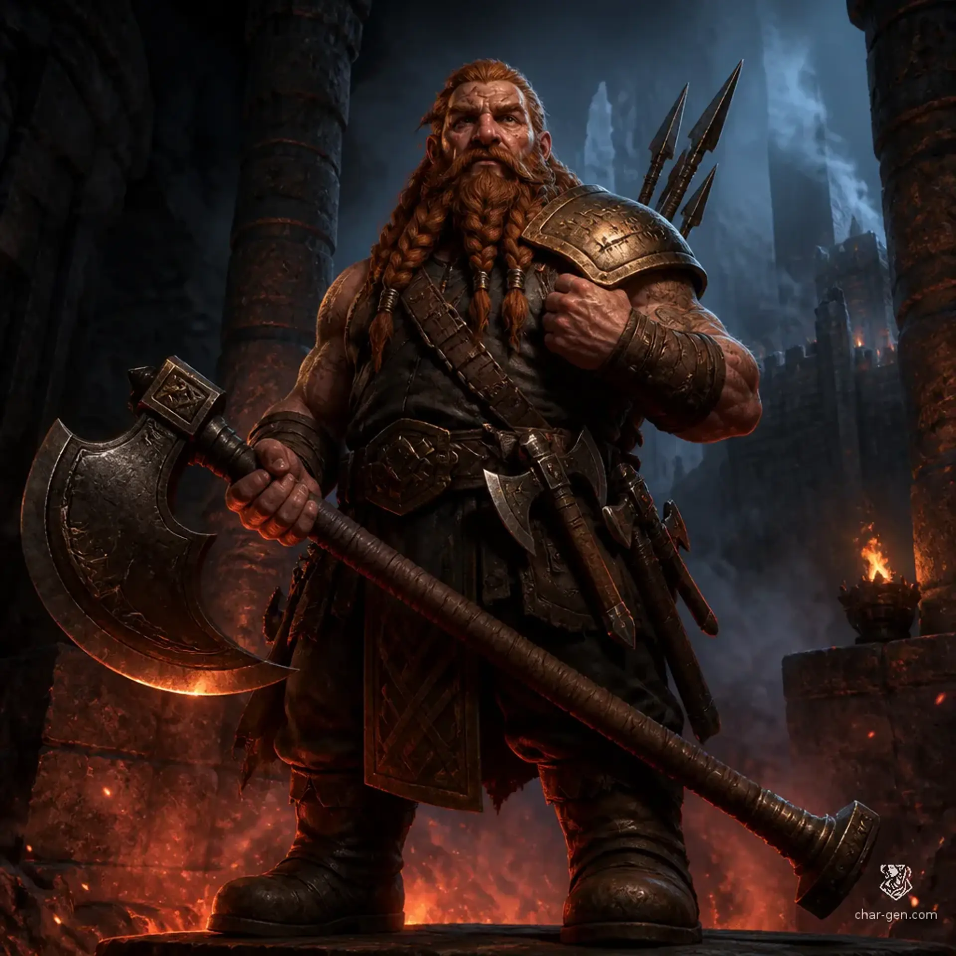 Gotrek - AI-generated fantasy Character