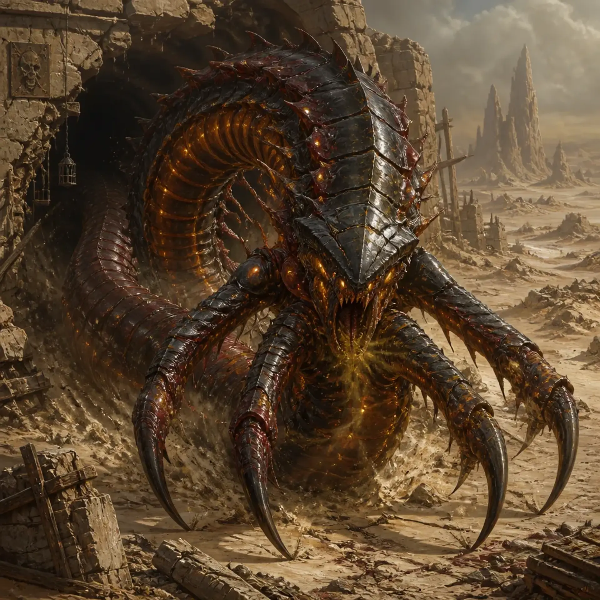 Ravener - AI-generated fantasy Monster