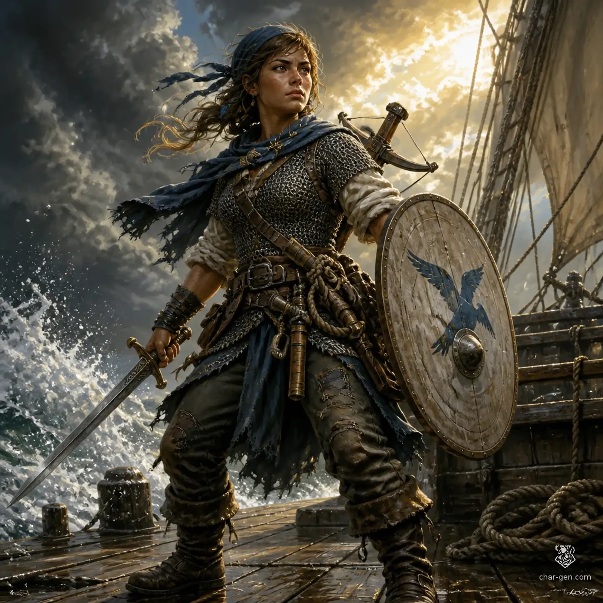 Sefa - AI-generated fantasy Character