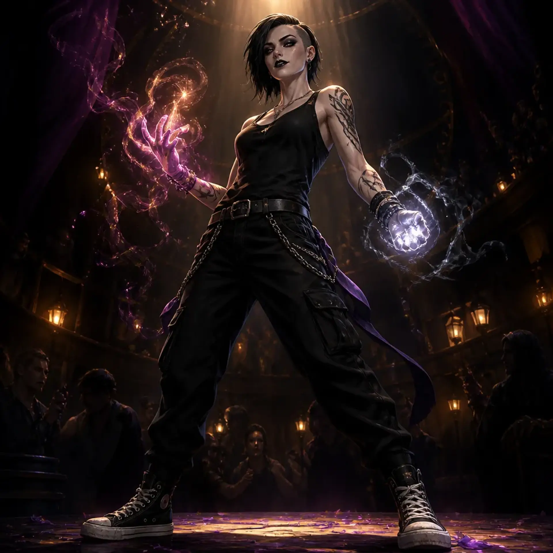 Vexa Nocturne - AI-generated fantasy Character