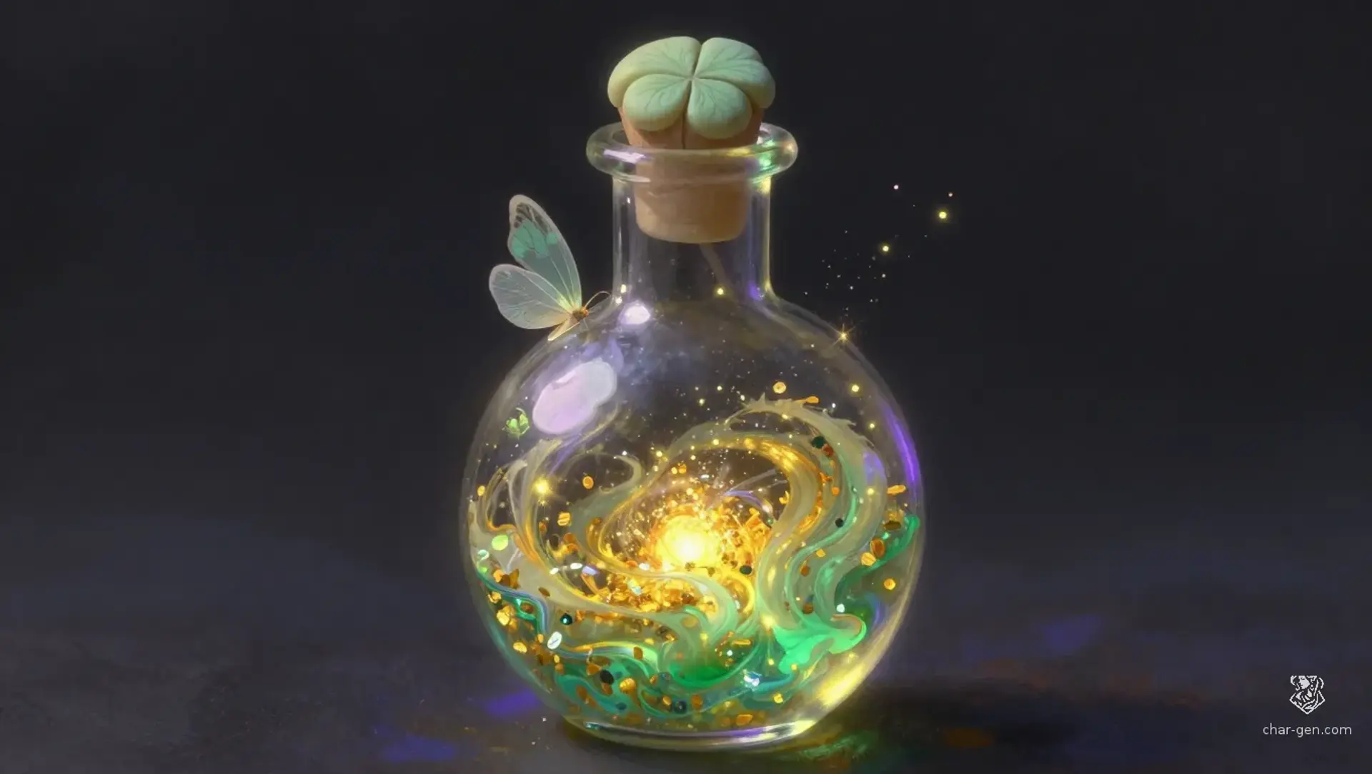 Faerie Fire Flask