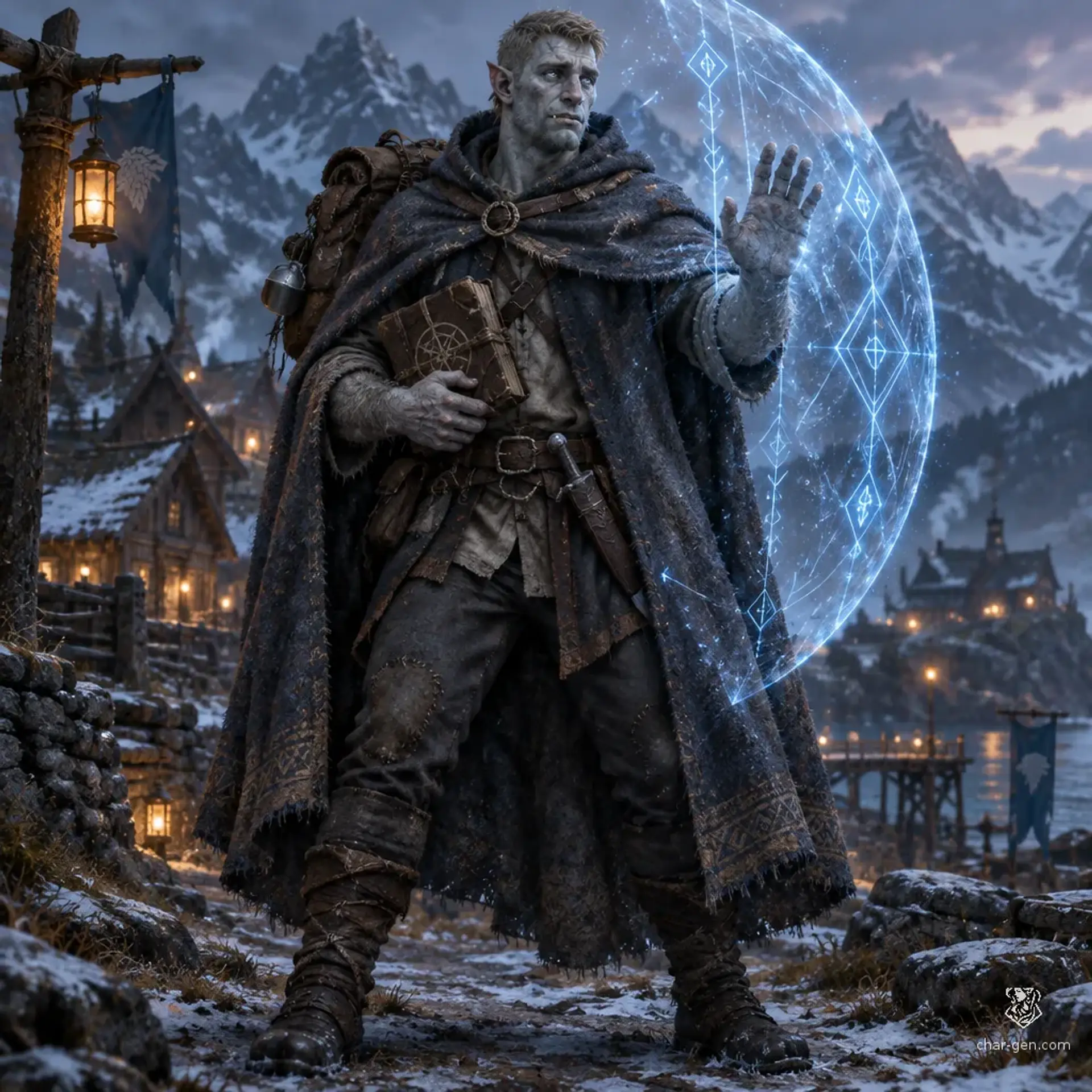 Peer Ludvik - AI-generated fantasy Character