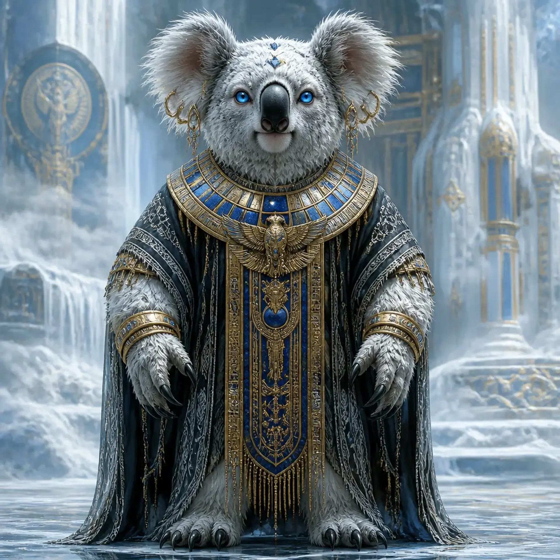 Khem-Koala - AI-generated fantasy Species