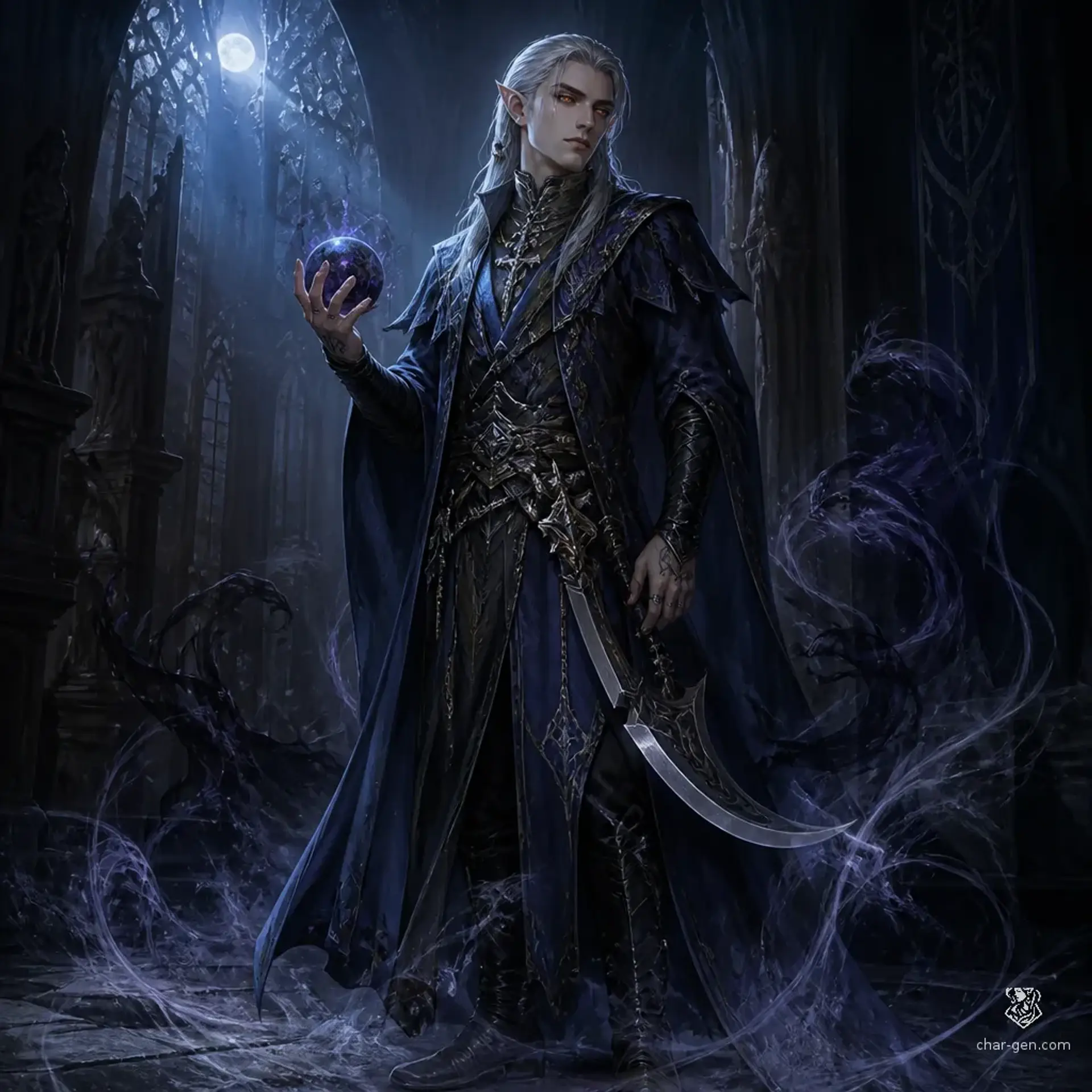 Drav - AI-generated fantasy Character
