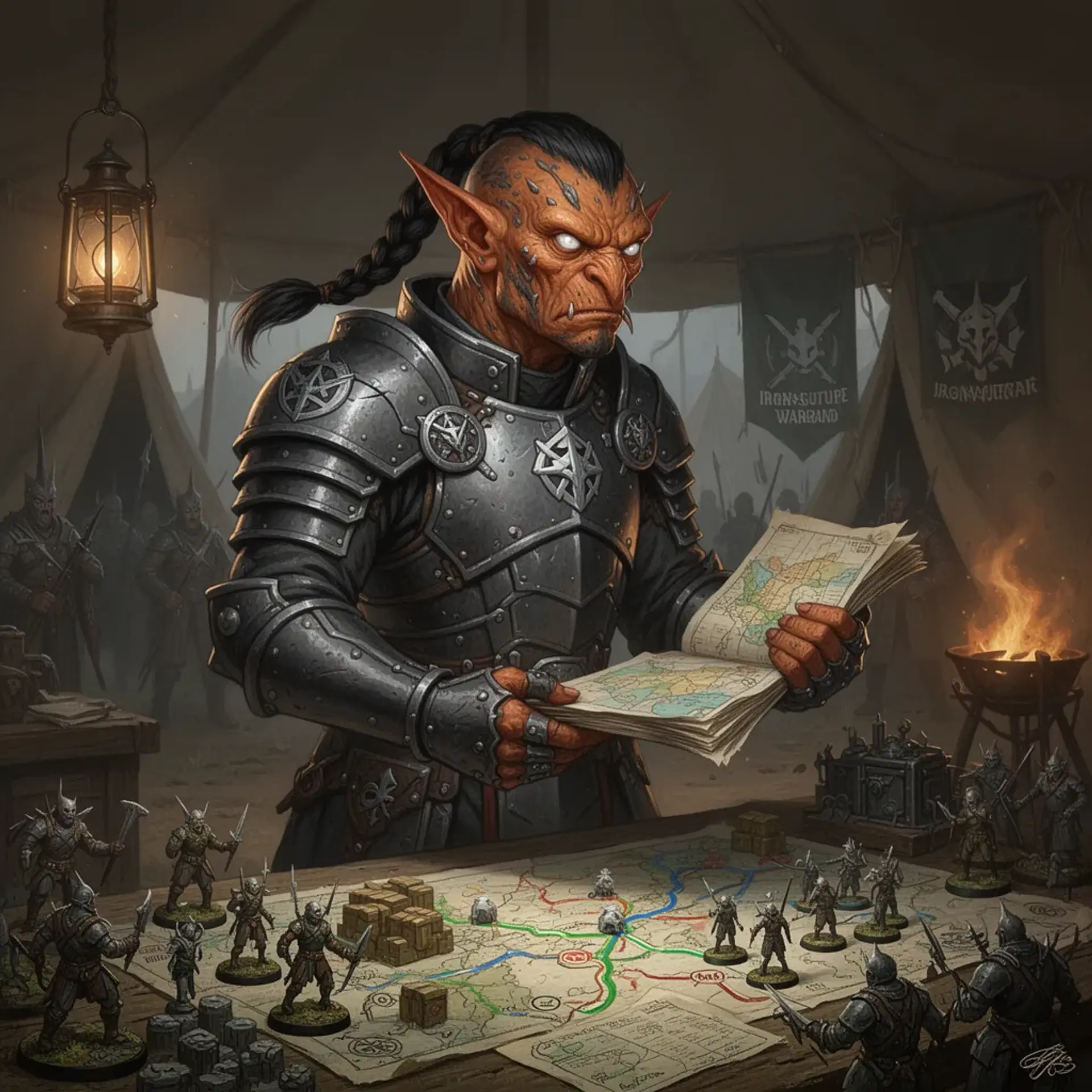 General Krazak Vane - AI-generated fantasy NPC