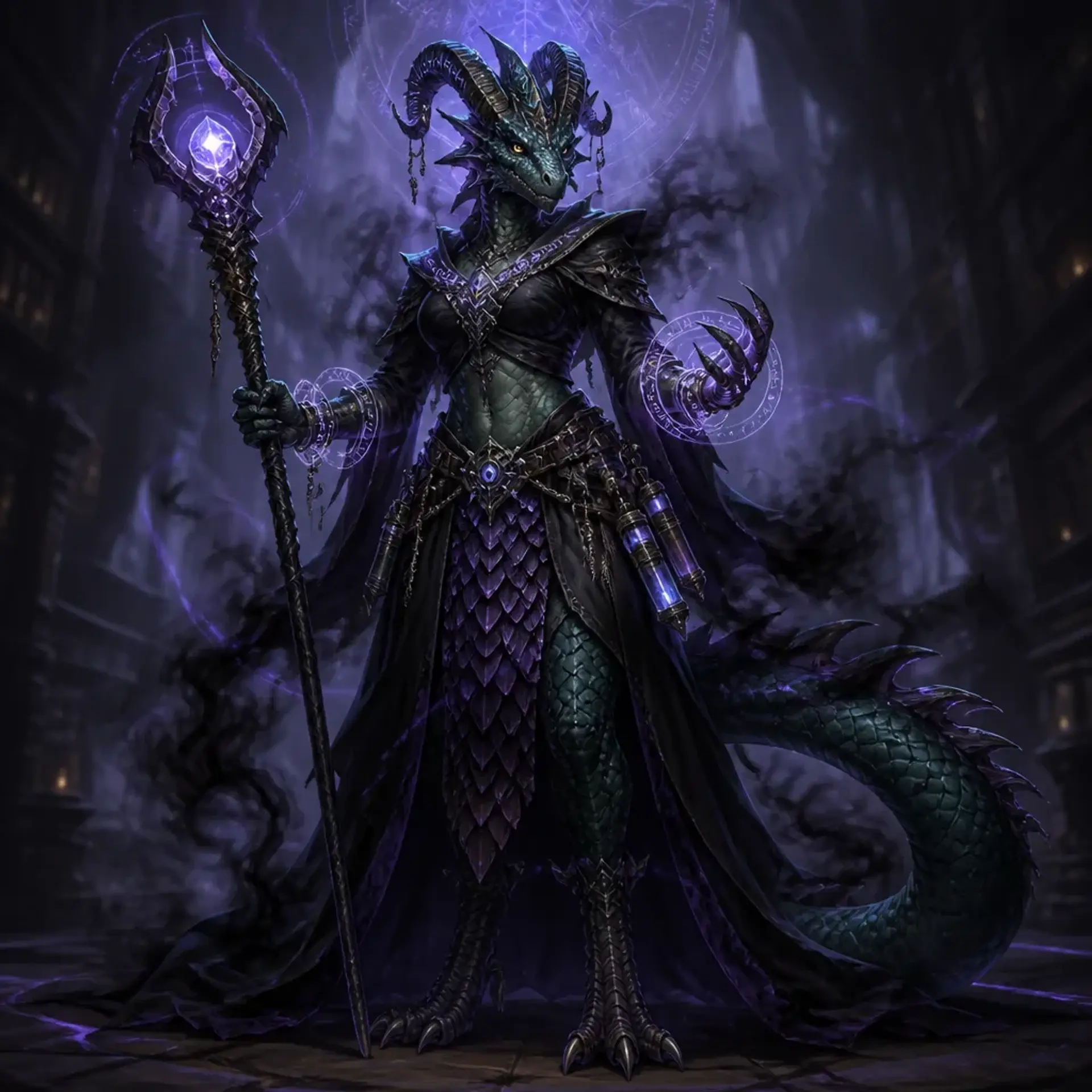 Maa'raxia - AI-generated fantasy Character