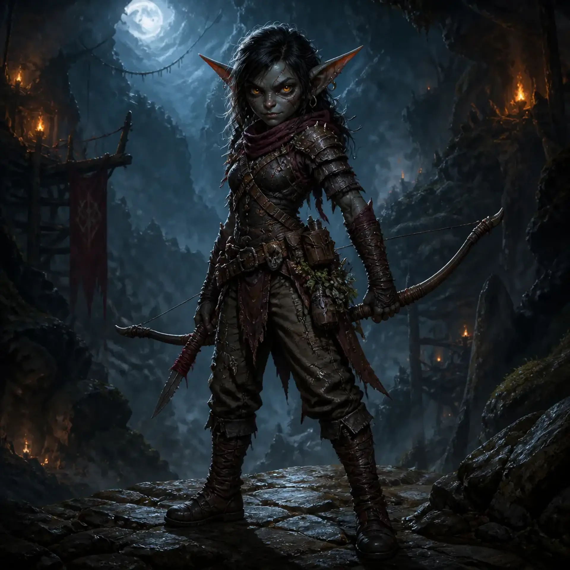 Vitha Stonepath - AI-generated fantasy Character