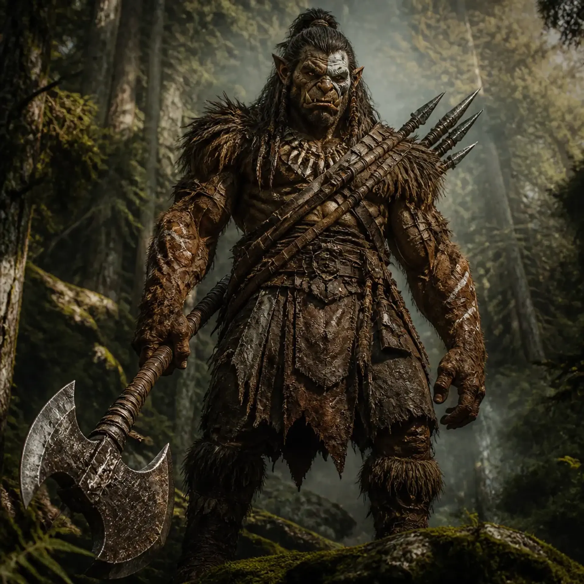 Brok - AI-generated fantasy Character
