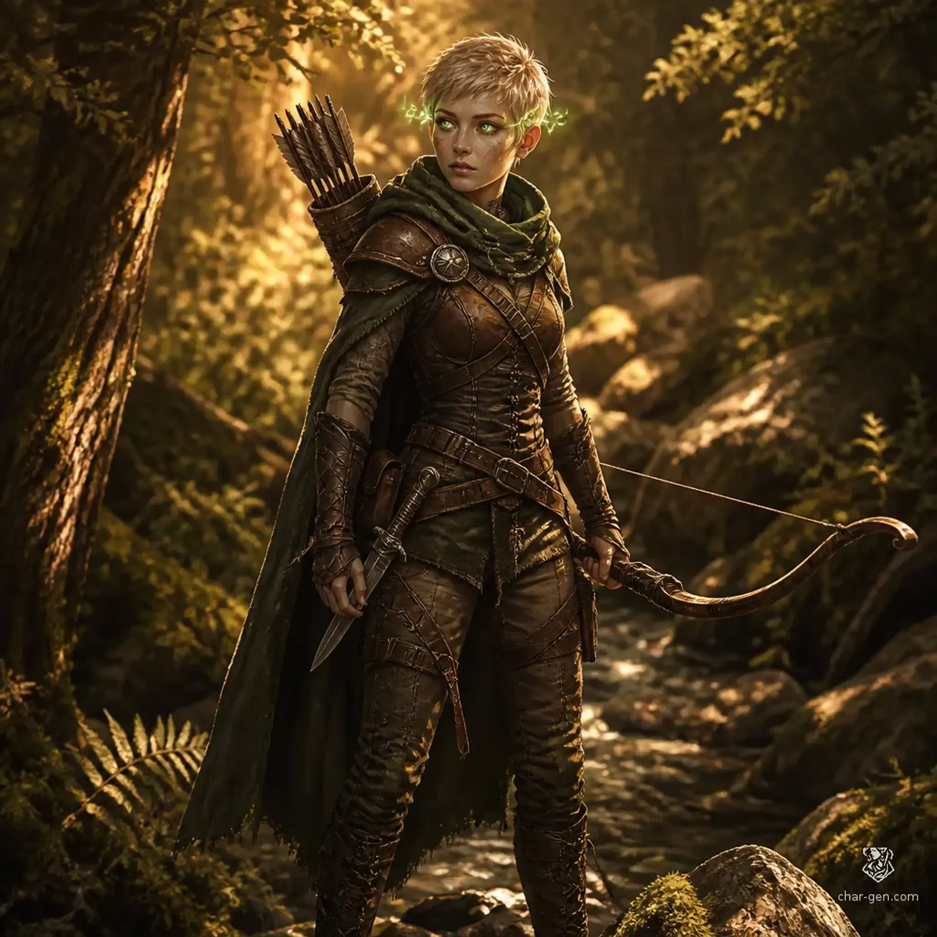 Trion - AI-generated fantasy Character
