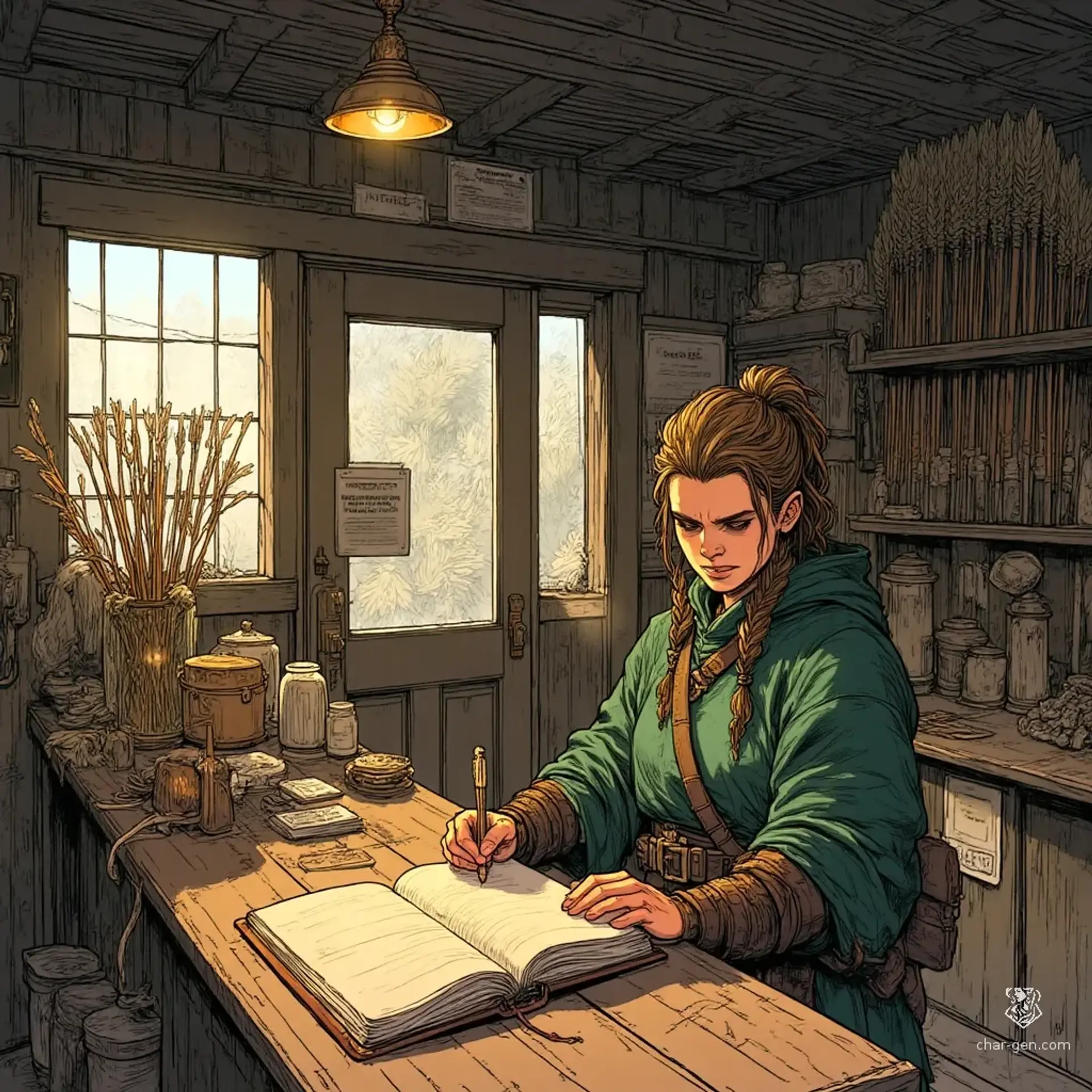 The Quill and Quiver - AI-generated fantasy Shop