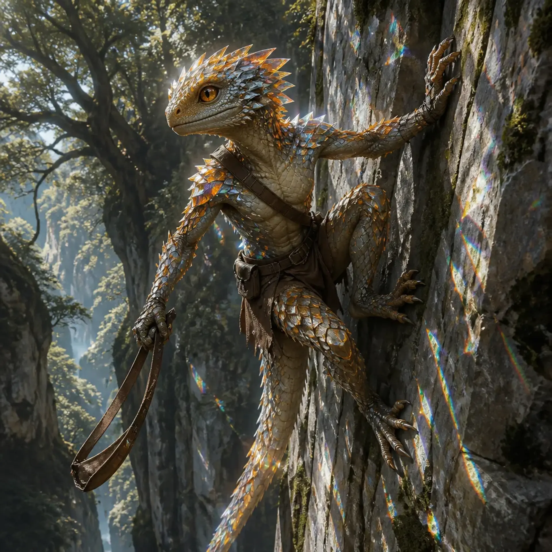 Vitraxi Glass-Scale - AI-generated fantasy Monster