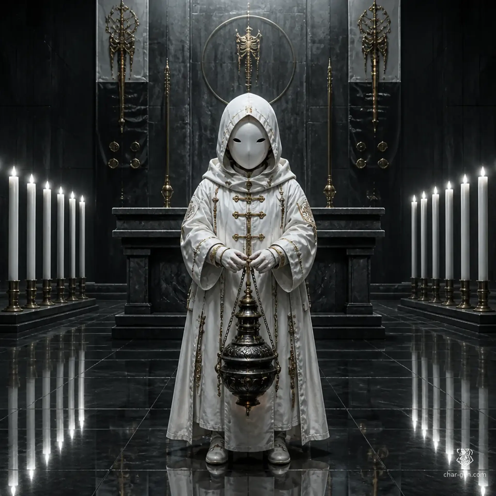Temple Acolytes - AI-generated fantasy Monster