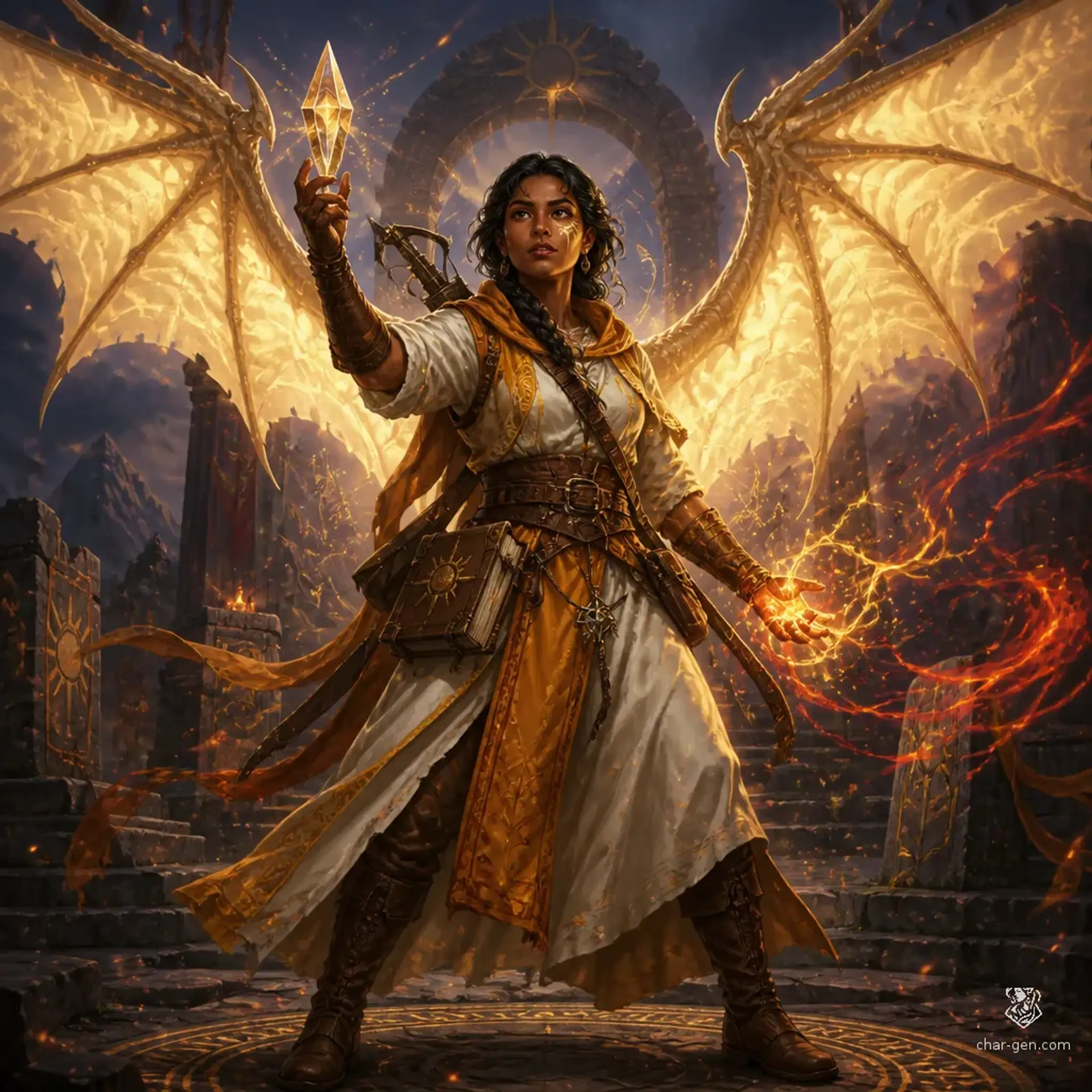Ketzali Tarek - AI-generated fantasy Character