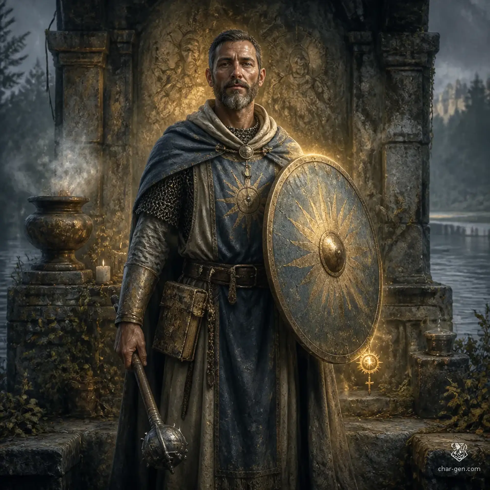 Bram Vey - AI-generated fantasy Character